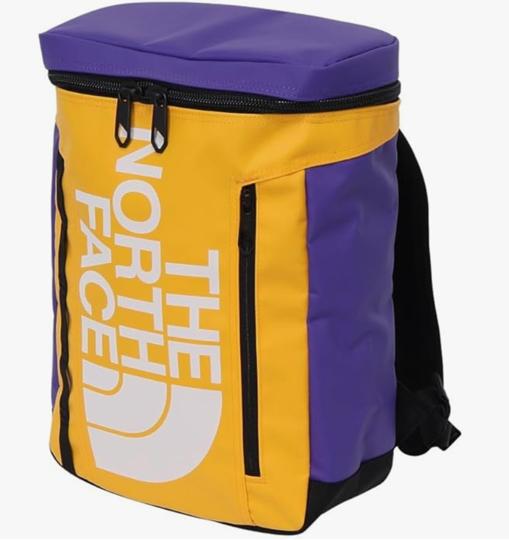 The North Face K BC Fuse Box II Summit Gold TNF Purple NMJ82350 Unisex Kids NEW