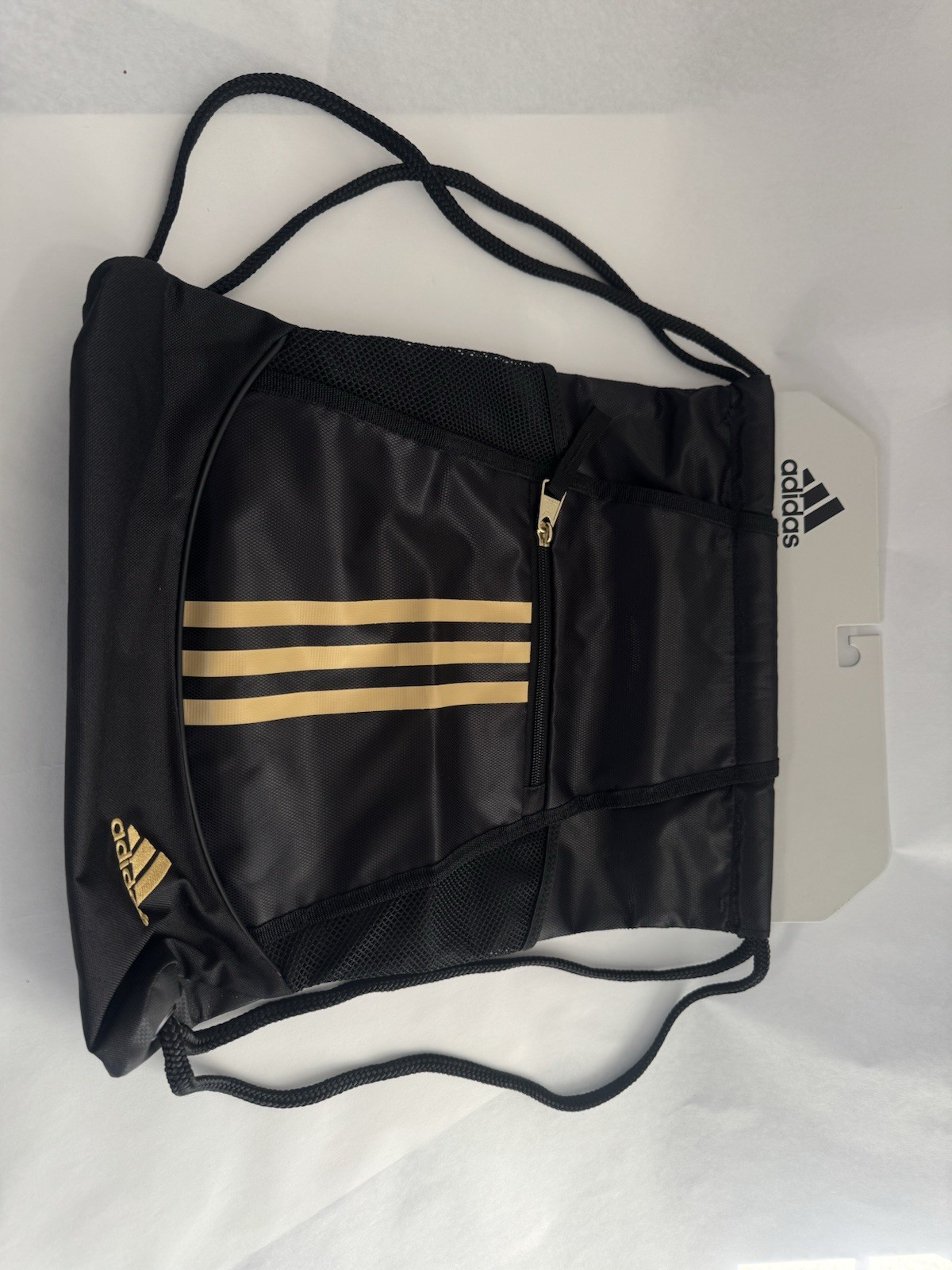 Adidas Alliance II Sackpack Drawstring Black/Gold Metallic