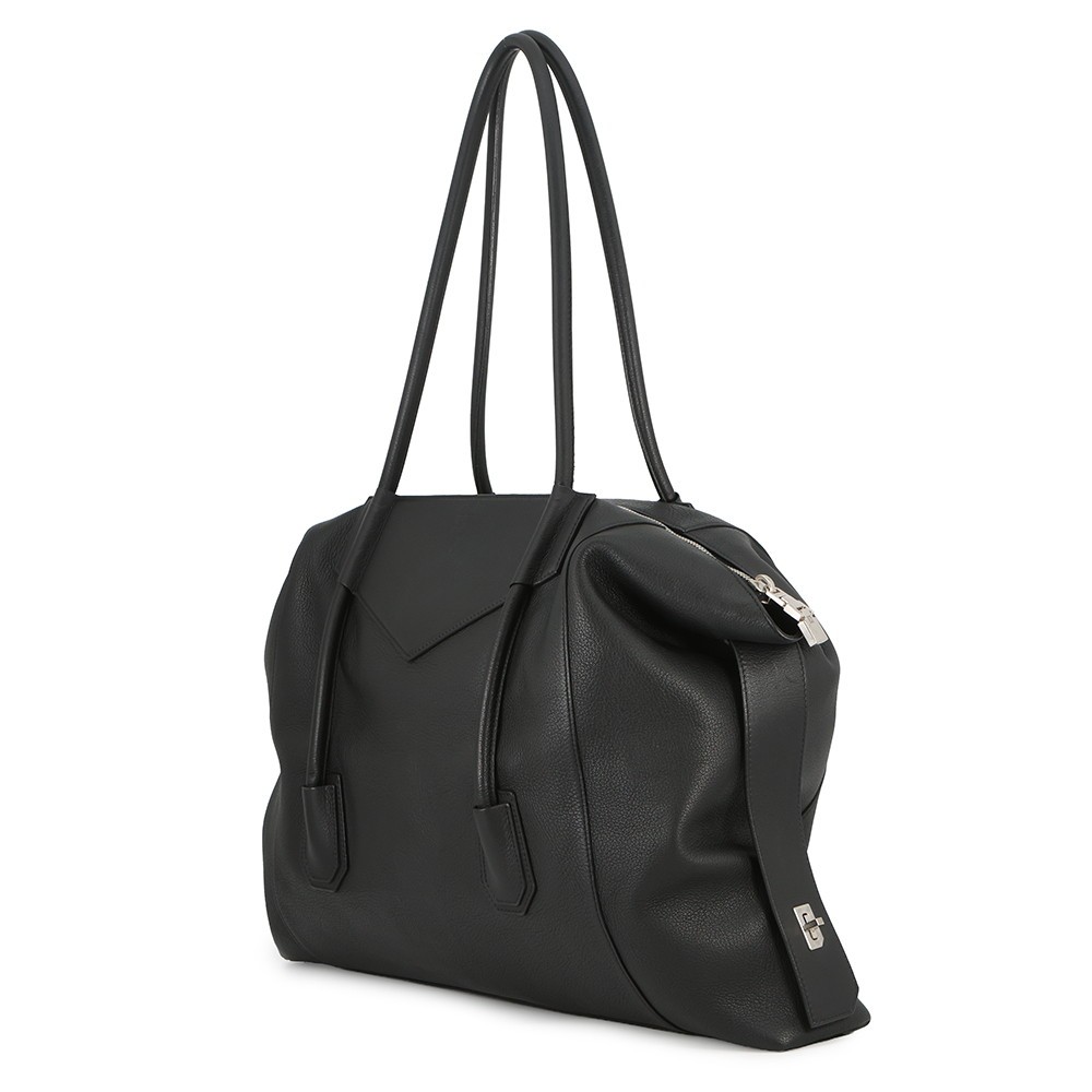 Givenchy Antigona Padlock Soft Tote Bag Size Large Leather Black BK508DK154-001