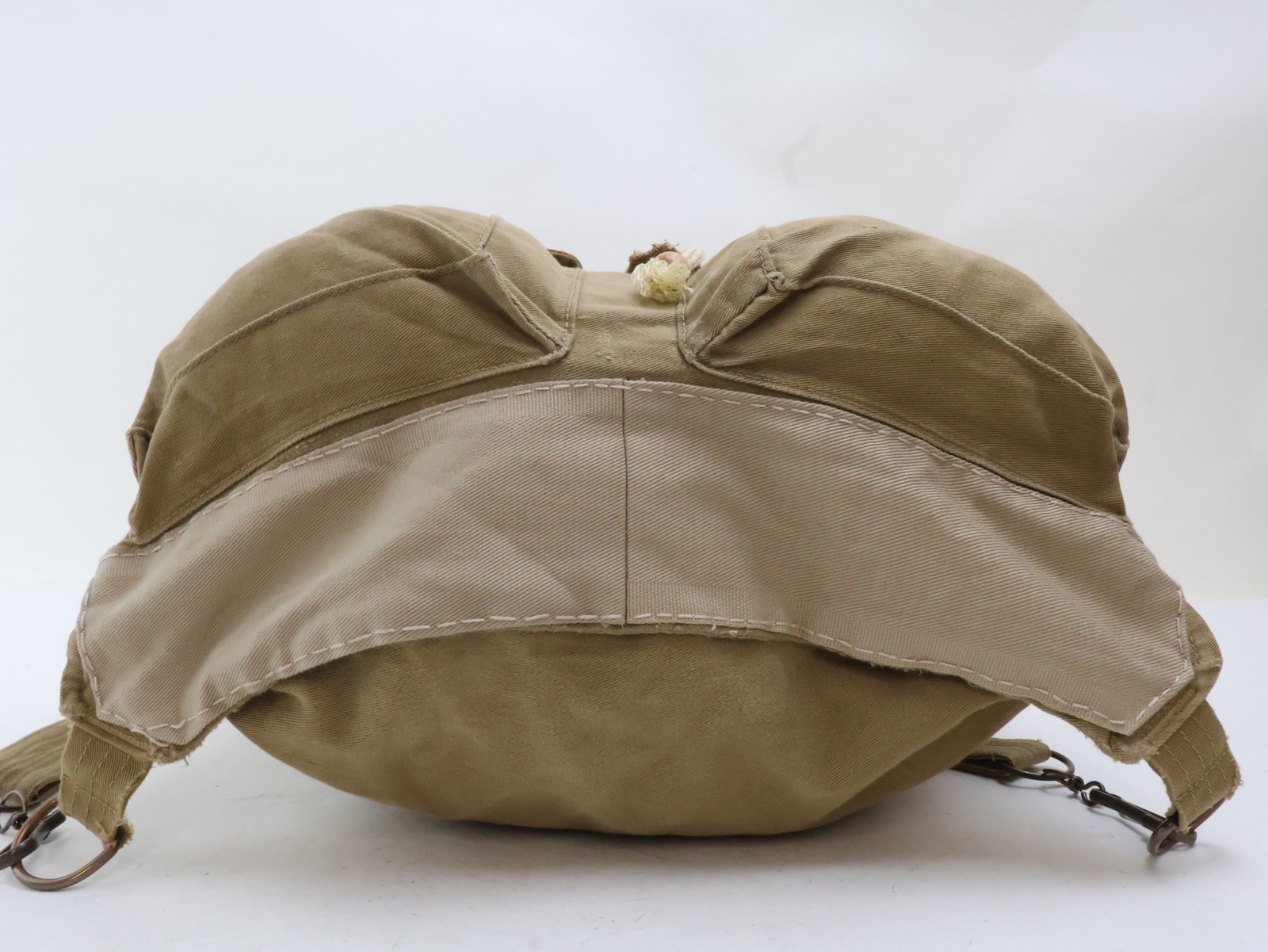 RRL Double RL Backpack Canvas Khaki Metal Ralph Lauren 26cm x 45cm x 9cm Auth