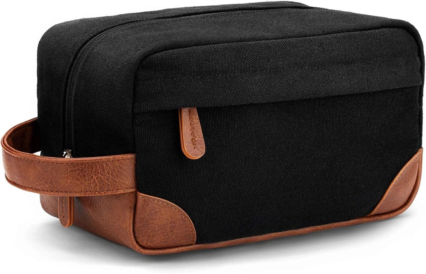 Vorspack Toiletry Bag Hanging Dopp Kit for Men Water Resistant Canvas Shaving Ba