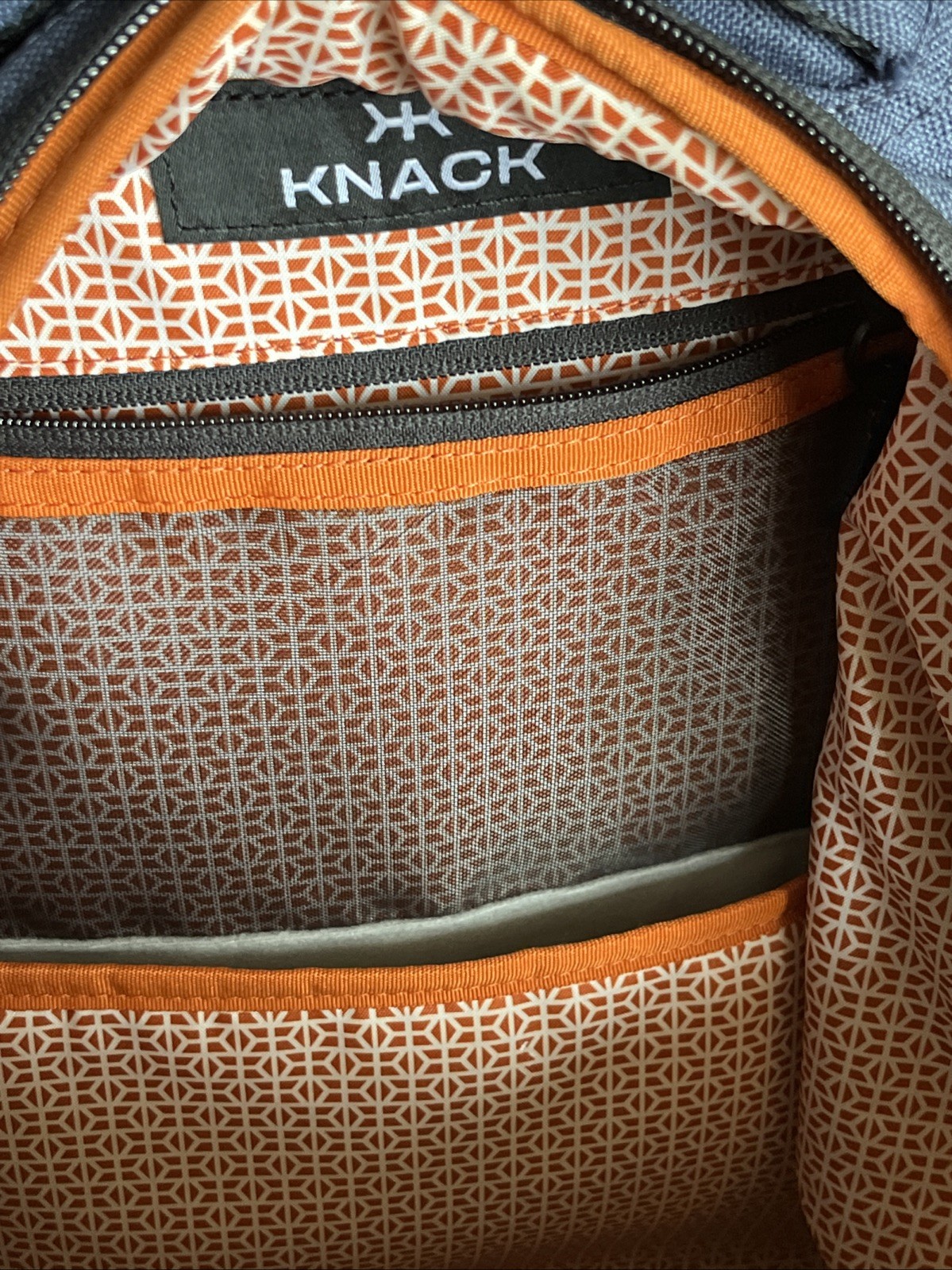 Knack Series 1 Medium Expandable Laptop Travel Backpack Blue Carry On 27L