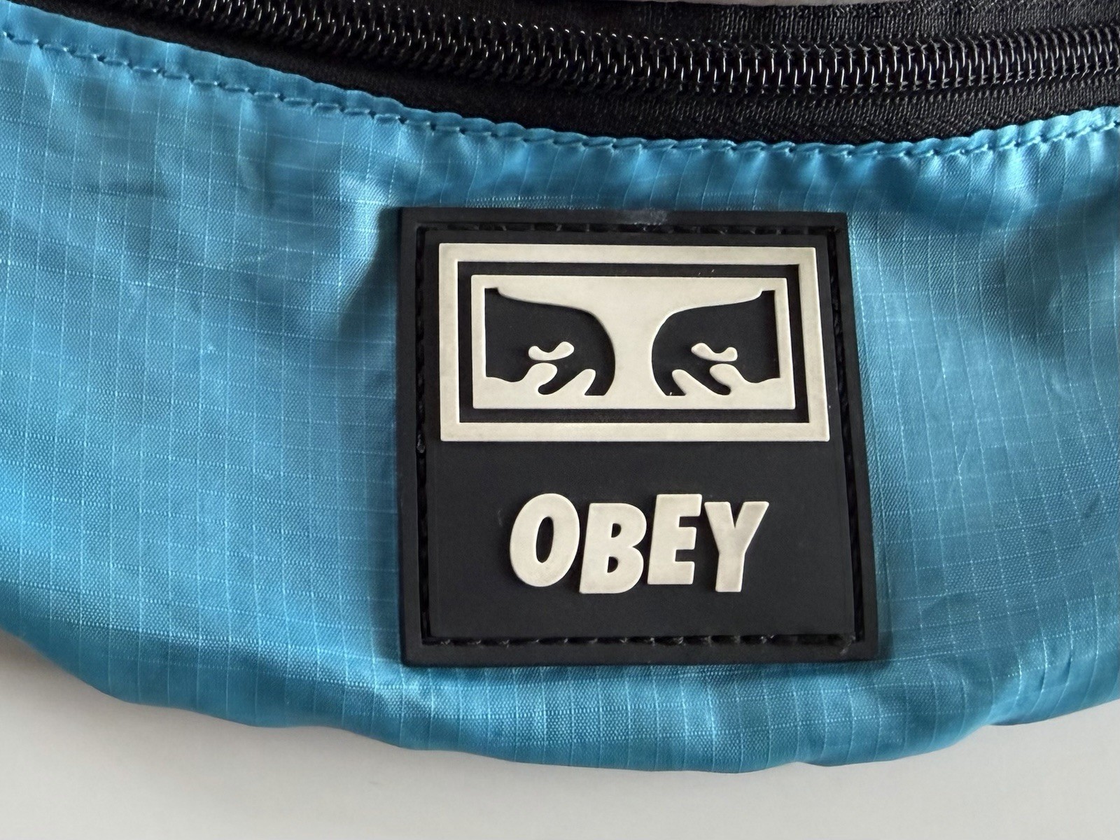 OBEY Ripstop Daily Sling Pack – Red/Blue – One Size – Fanny Pack (O)