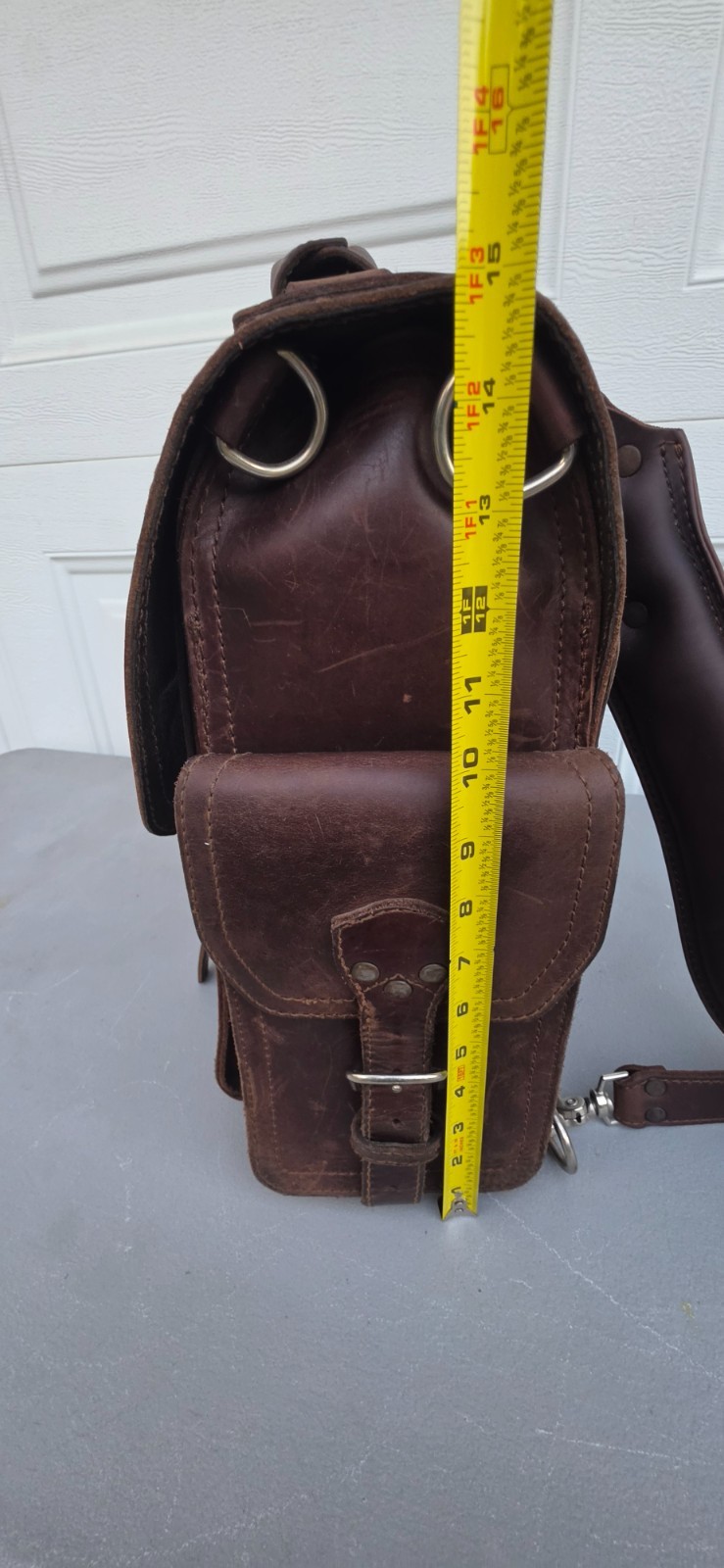 Saddleback Leather Dark Coffee Brown Tank Backpack