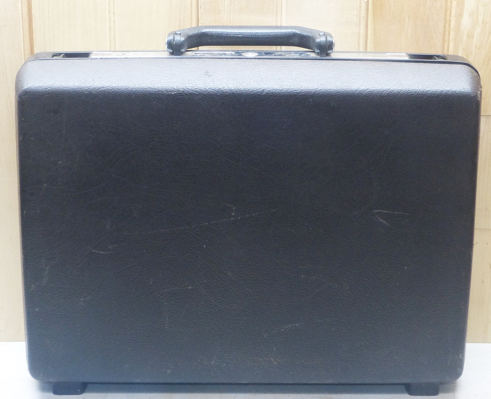 Samsonite Broker Brown Hard Shell Business Locking Briefcase No Key INV17621
