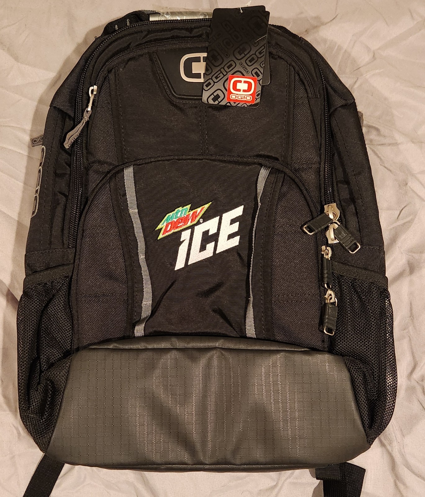 OGIO Bolt Pack Backpack Checkpoint Friendly Mountain Dew Ice Promo Bag EUC