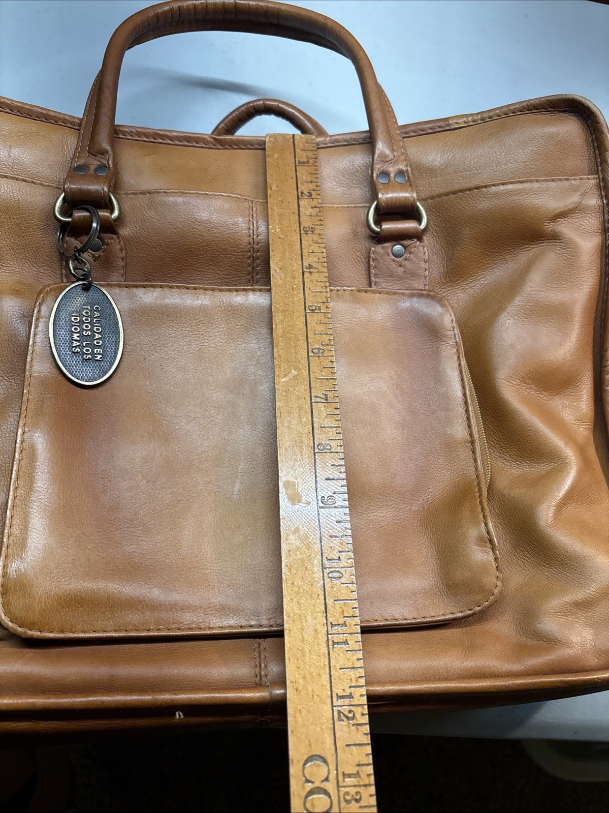 Colombian Genuine LEATHER Messenger Duffel Overnight Travel Bag Briefcase Laptop