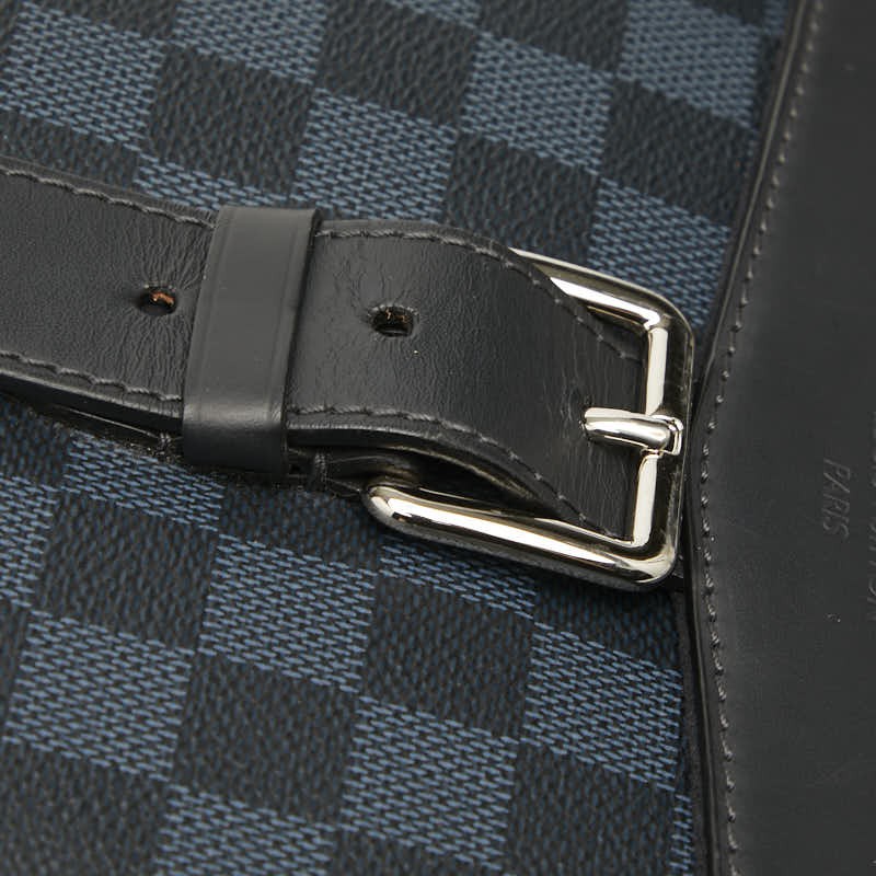 Louis Vuitton Damier Cobalt Newport Backpack Rucksack Black Navy Men’s Bag