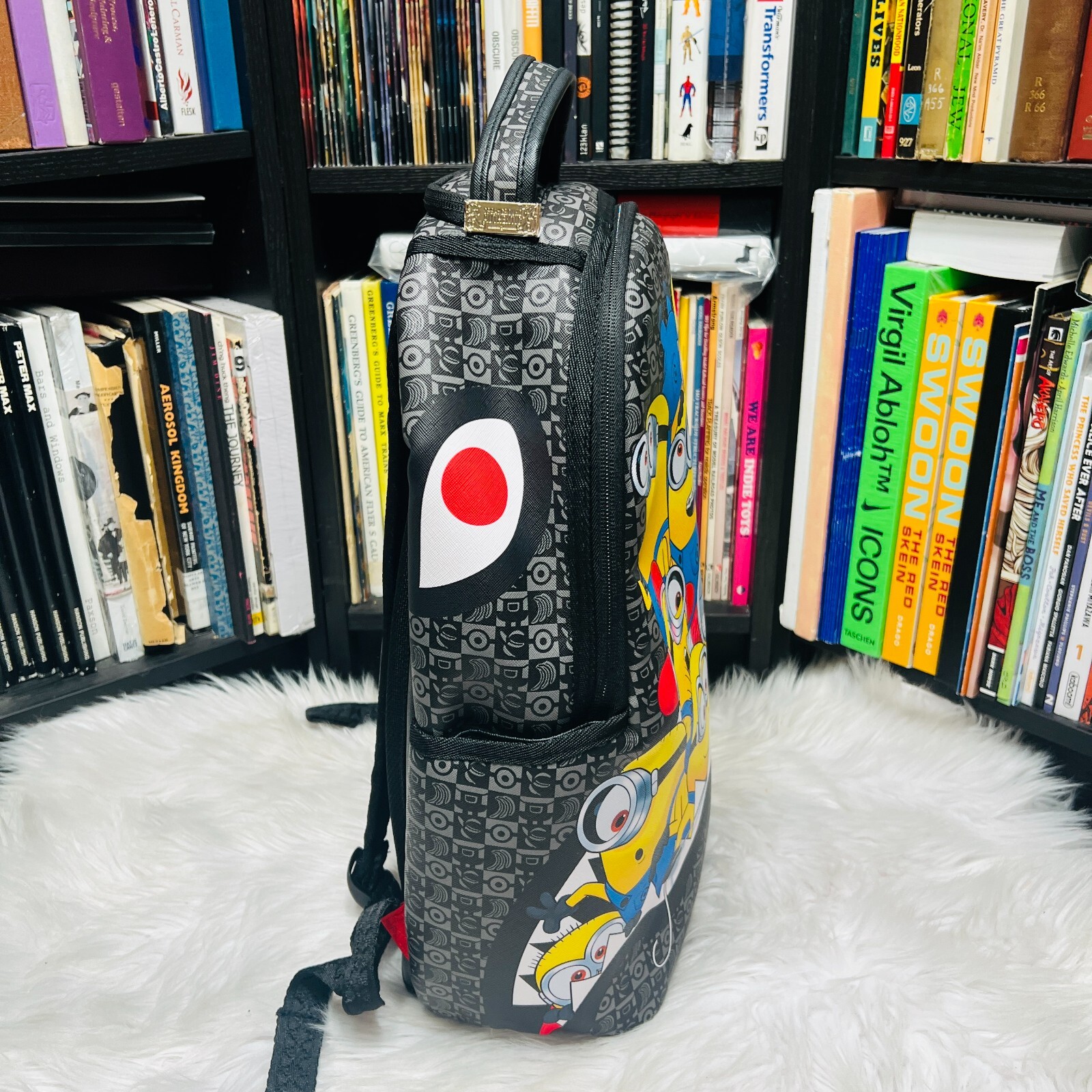 SPRAYGROUND X MINIONS BACKPACK / BOOK BAG OBEY THE SHARK