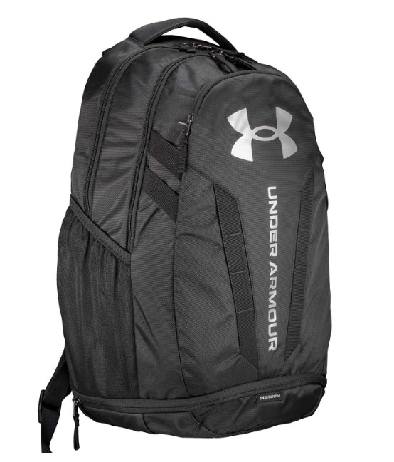 Under Armour Hustle 5.0 Backpacks 1361176 – Black / Black / Silver