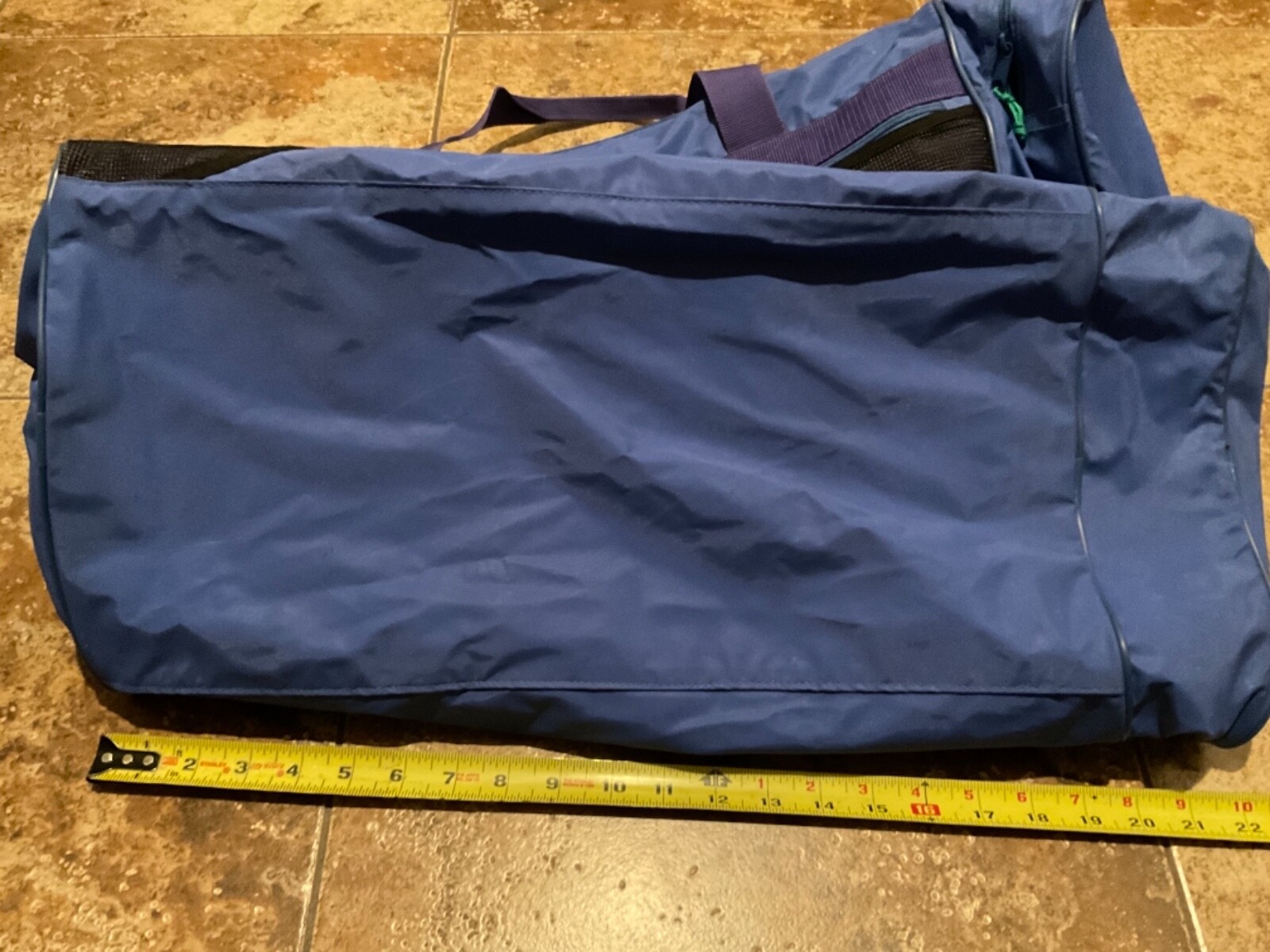VINTAGE CROSS TRAINING EMBROIDERED DUFFLE BAG ( 24” x 12” x 12” ) PREOWNED