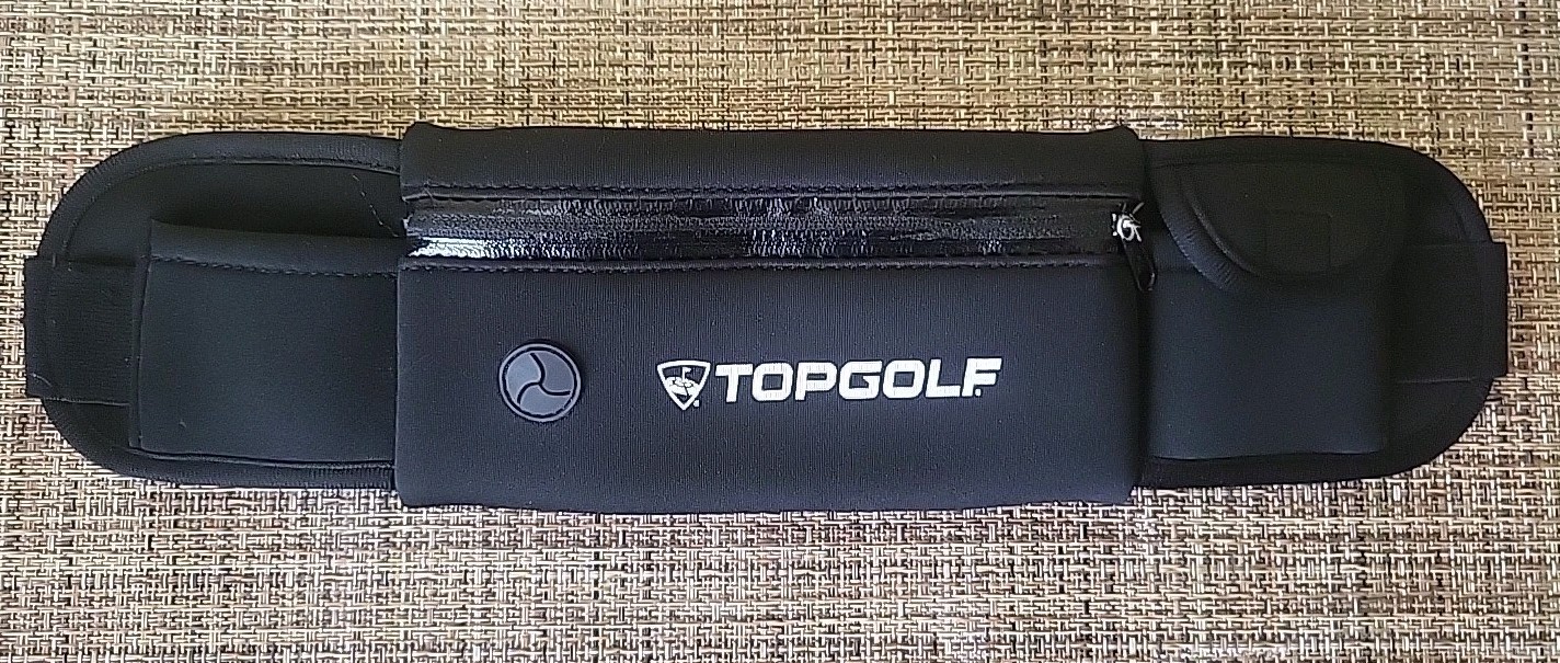 Top Golf Neoprene Sports Waist Belt Bum Pouch Fanny Pack Running Golfing Zip Bag
