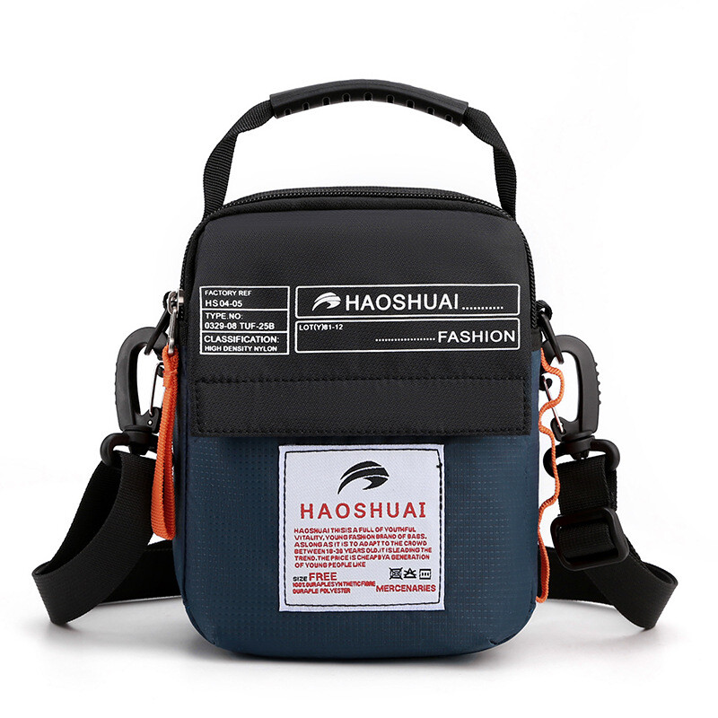 Mens Crossbody Bag Waterproof Wear-Resistant Shoulder Bag Leisure Sports Bag