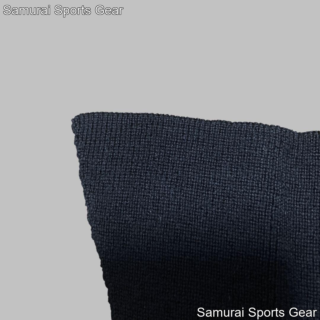 Dior Homme Triangular Knit Scarf Made in Italy Black Wool
