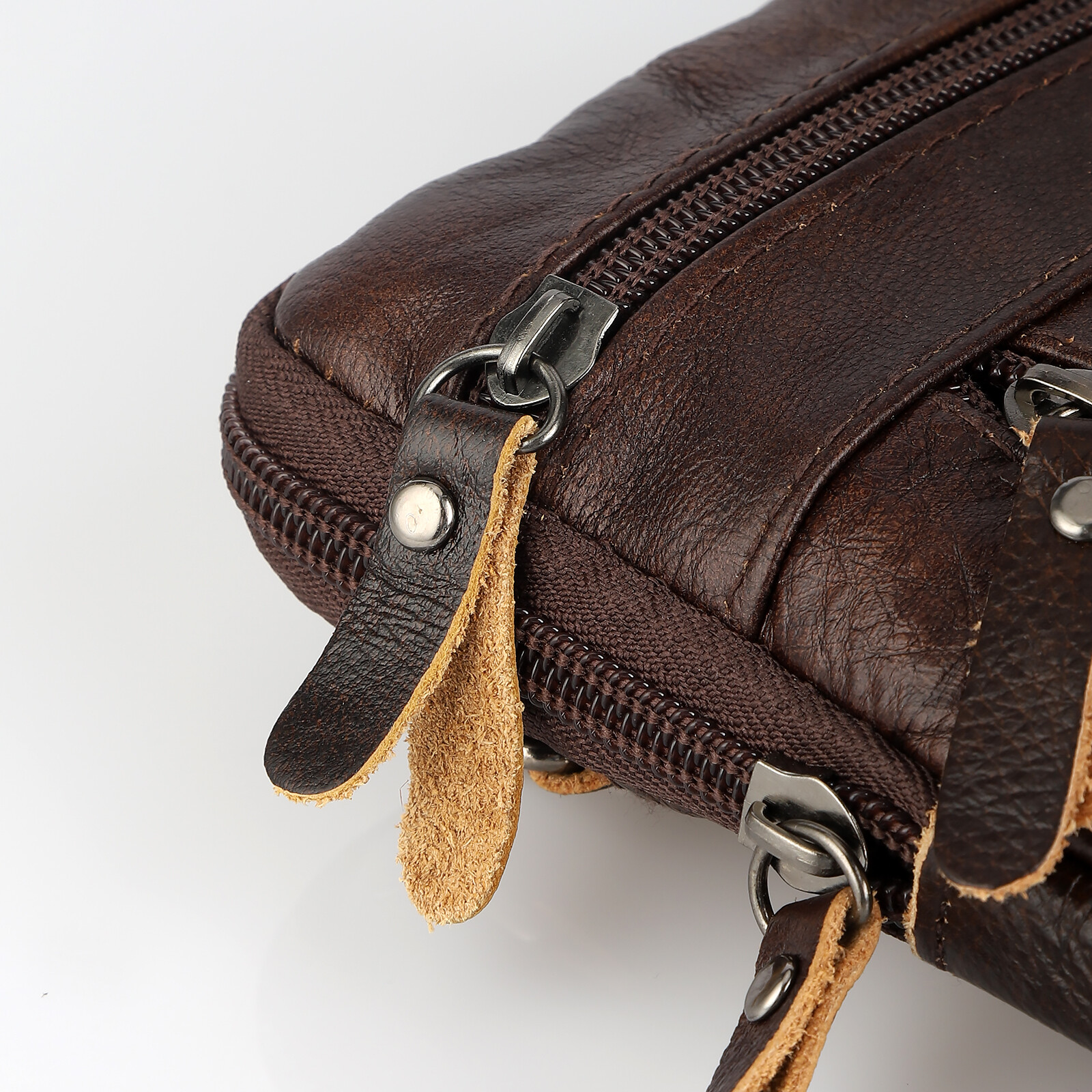 Men Women Leather Fashion Belt Bag Phone Shoulder Crossbody Waist Pack Handbag