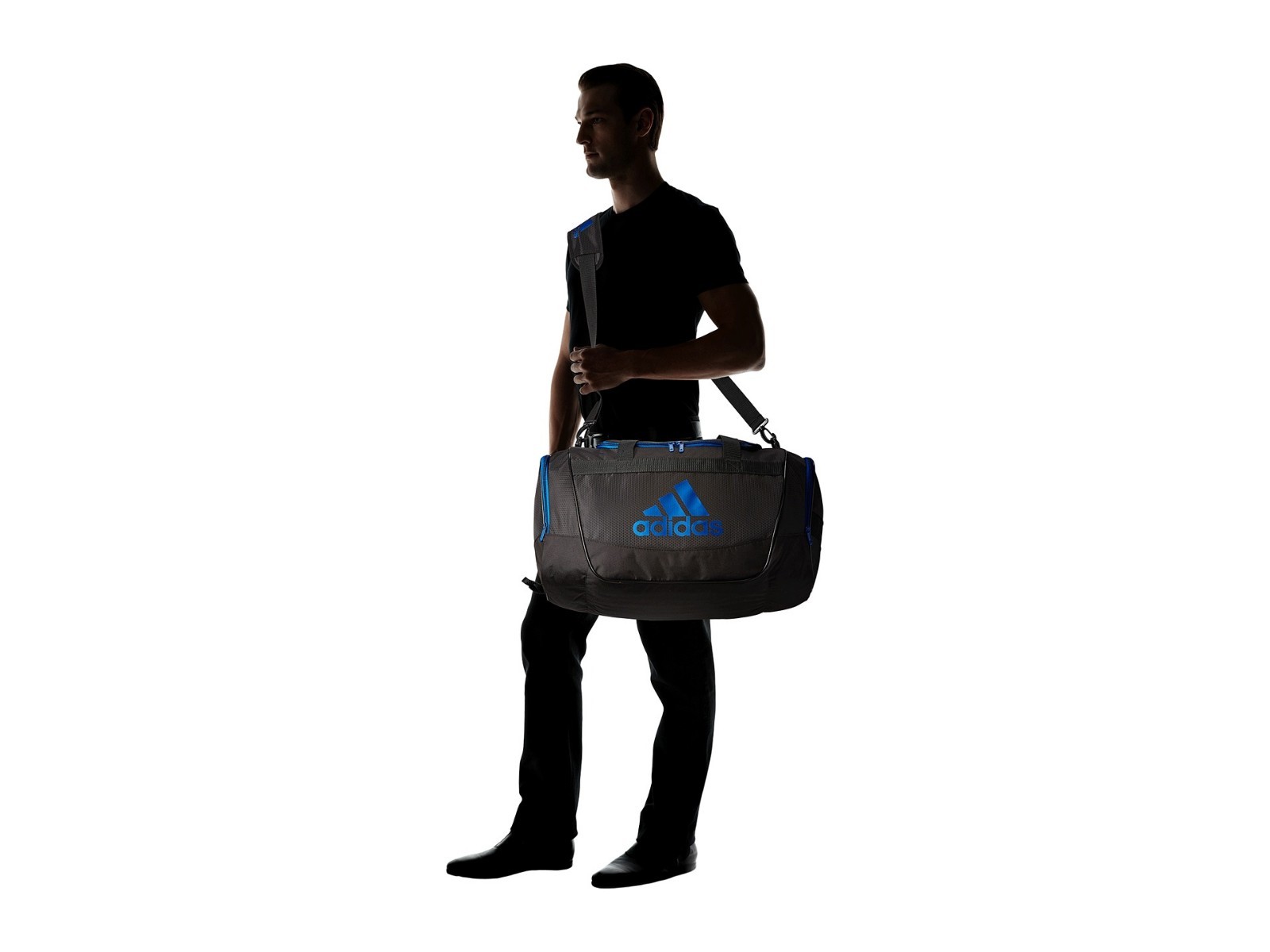 adidas Defender II Medium Duffel Bag, 5141793 Black/Blue