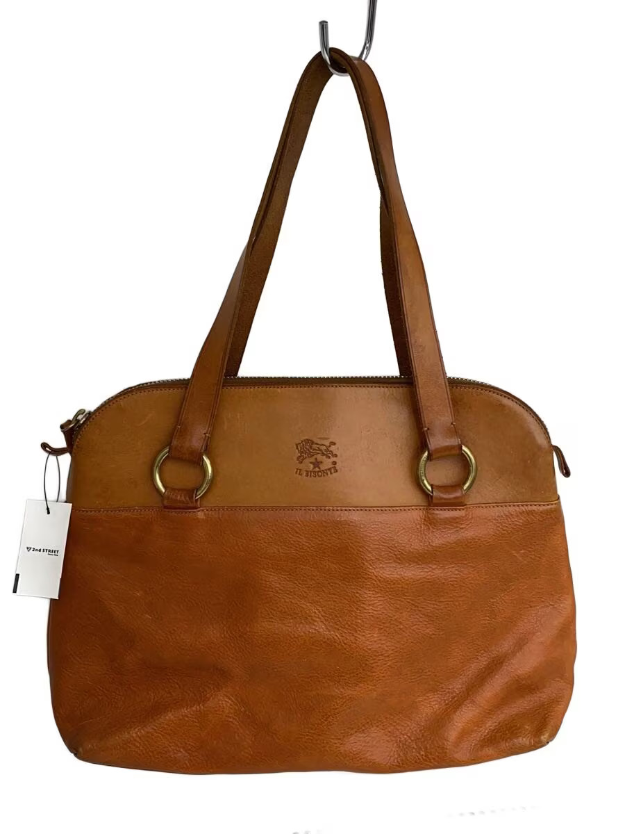 IL BISONTE Leather Tote Bag BEG