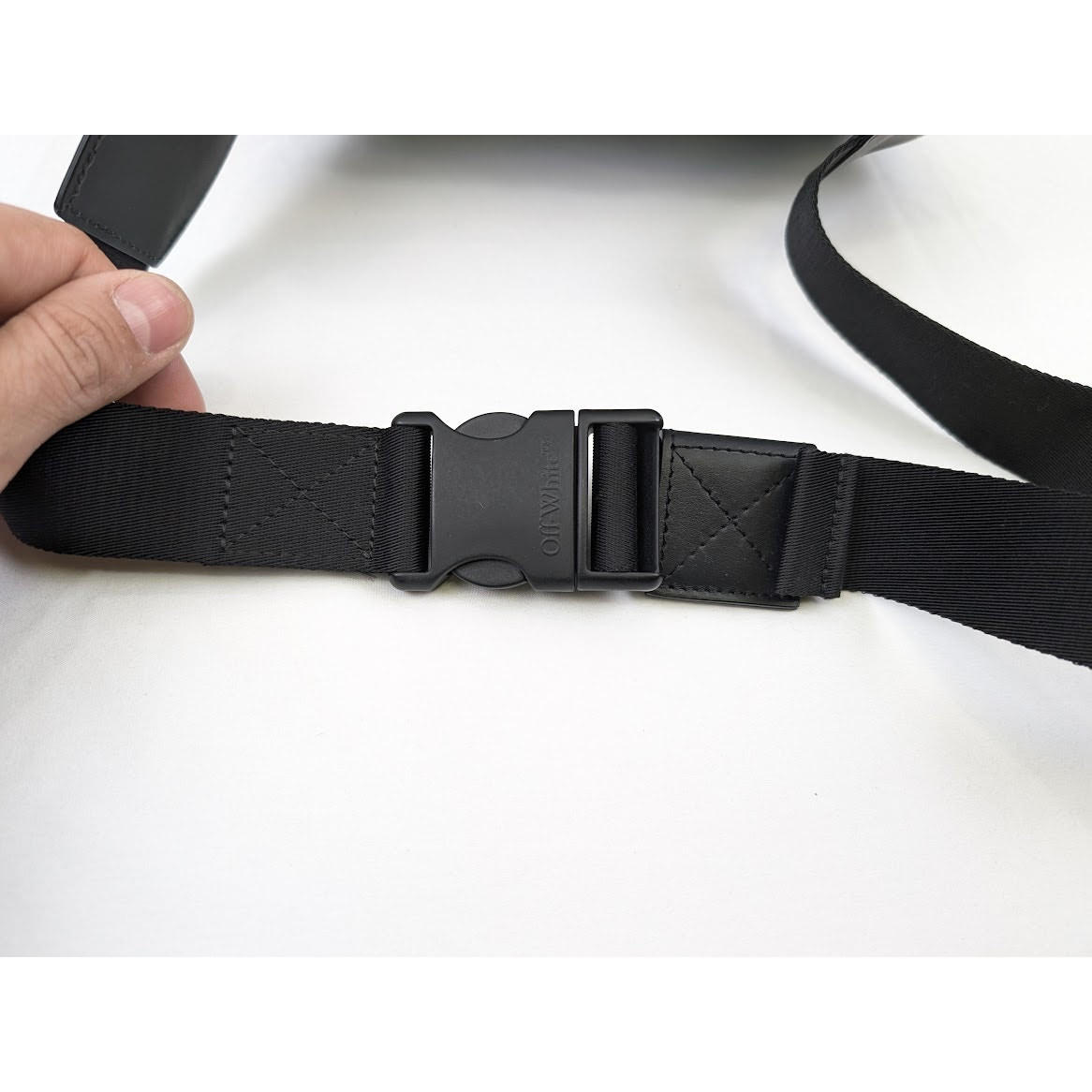 Off-White Monogram Belt Bag in Green/Beige BNWT One Size