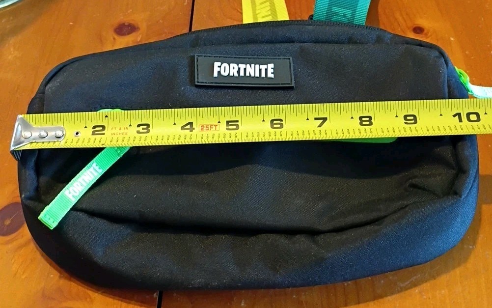 Fortnite Black Rainbow Ombre Strap Adjustable Three Pockets