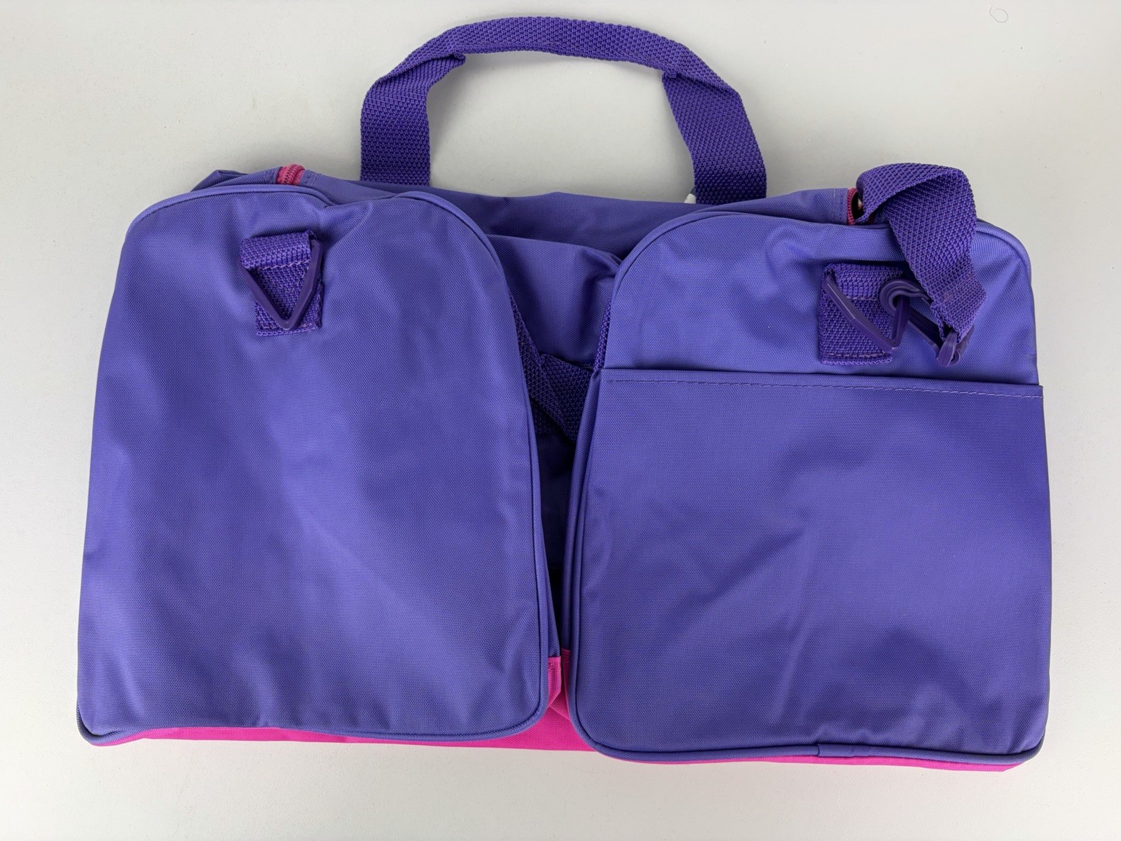 Vintage Delsey Paris Nylon OK! 20” Duffle Bag Purple Violet / Pink – Pls READ