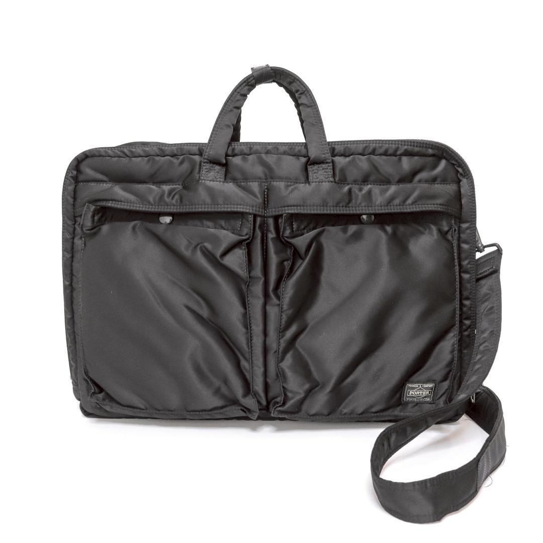 PORTER Yoshida TANKER 3way Business Bag Briefcase Backpack Crossbody Black