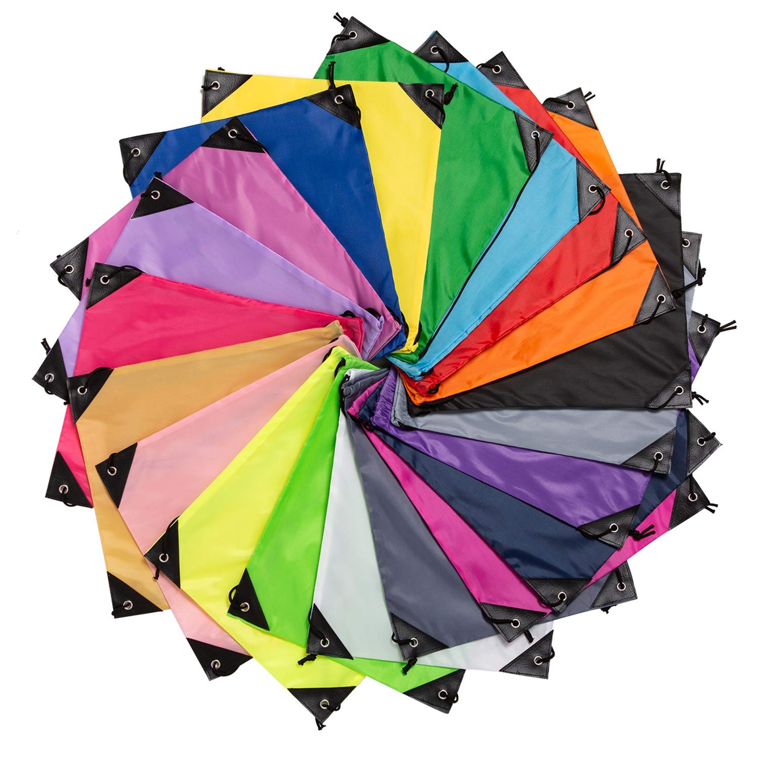 Vorspack 20 Pcs Drawstring Bags Bulk – Drawstring Backpack Draw String Back B…