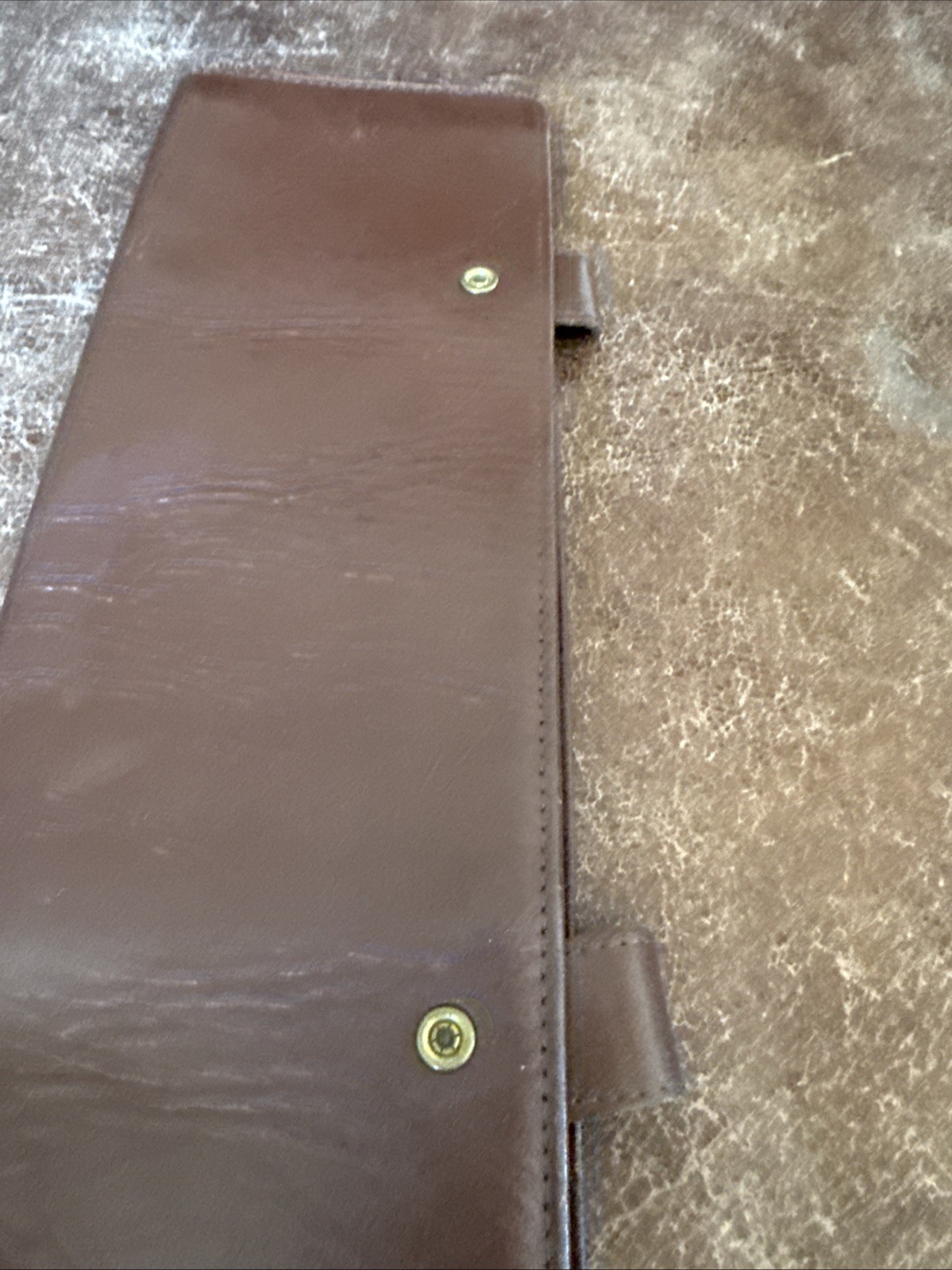 Sheldon Mellowed Steerhide Leather Tie Case Premium & Broken-in