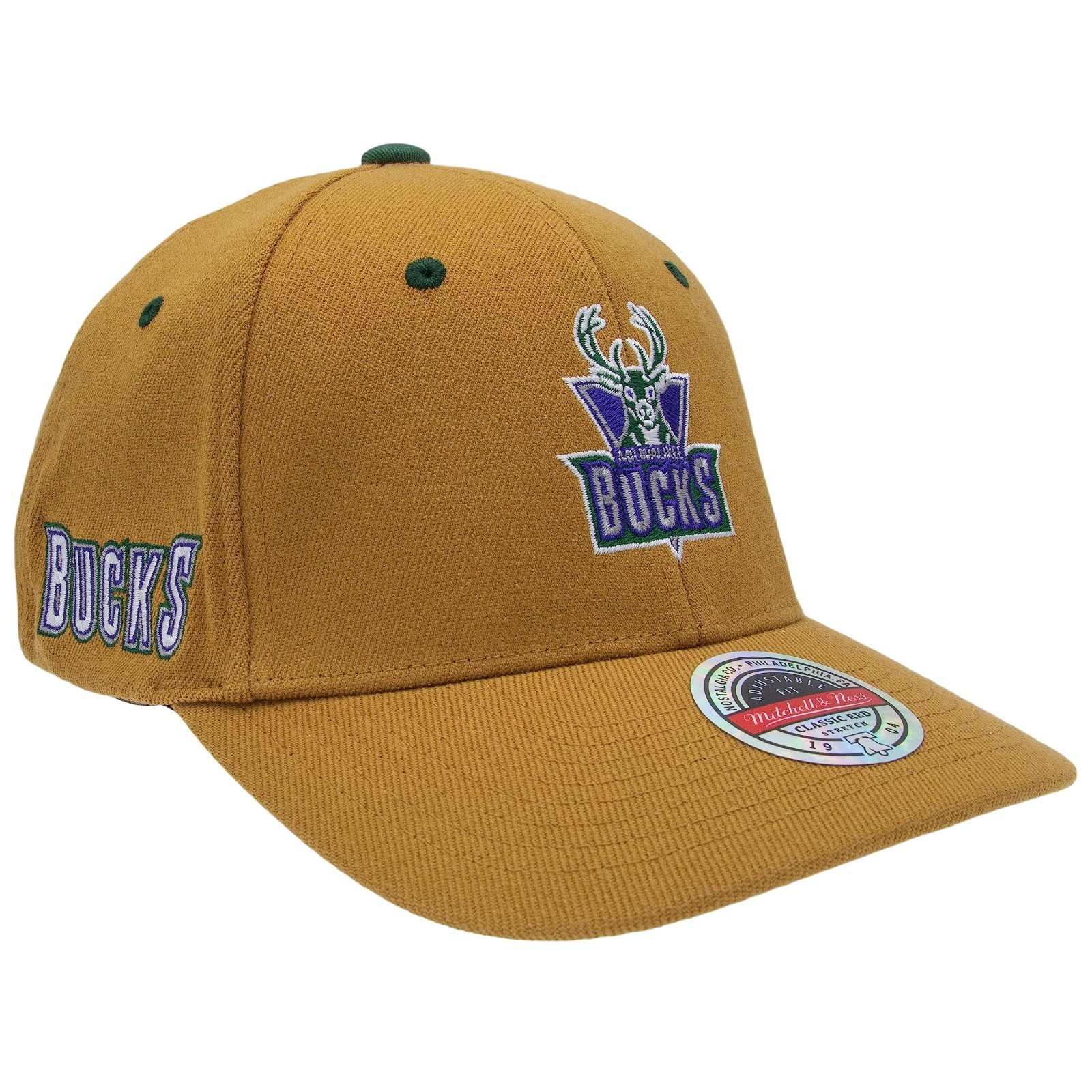 Mitchell & Ness NBA Classic Red Wheat – Milwaukee Bucks