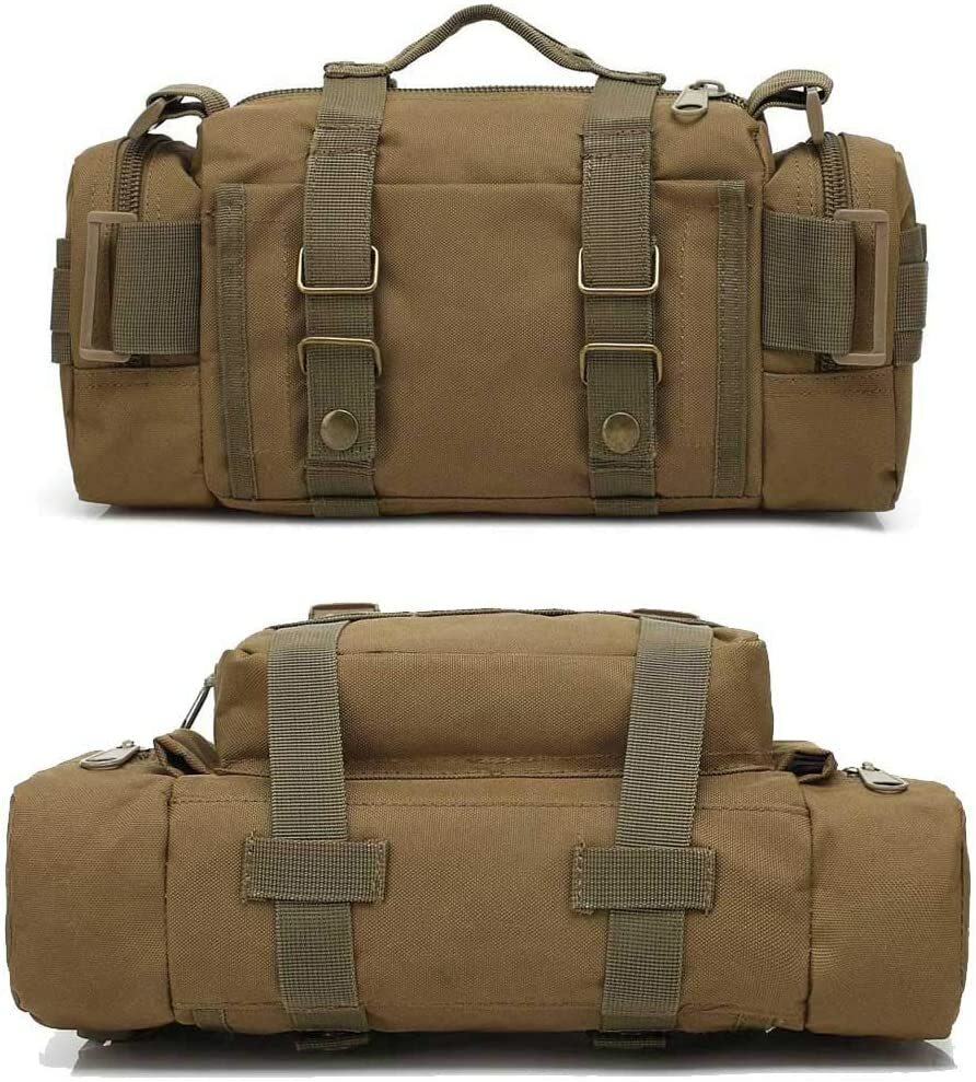 Tactical Military Chest Fanny Shoulder Waist Bag Camo Hunting Molle Camping Pack