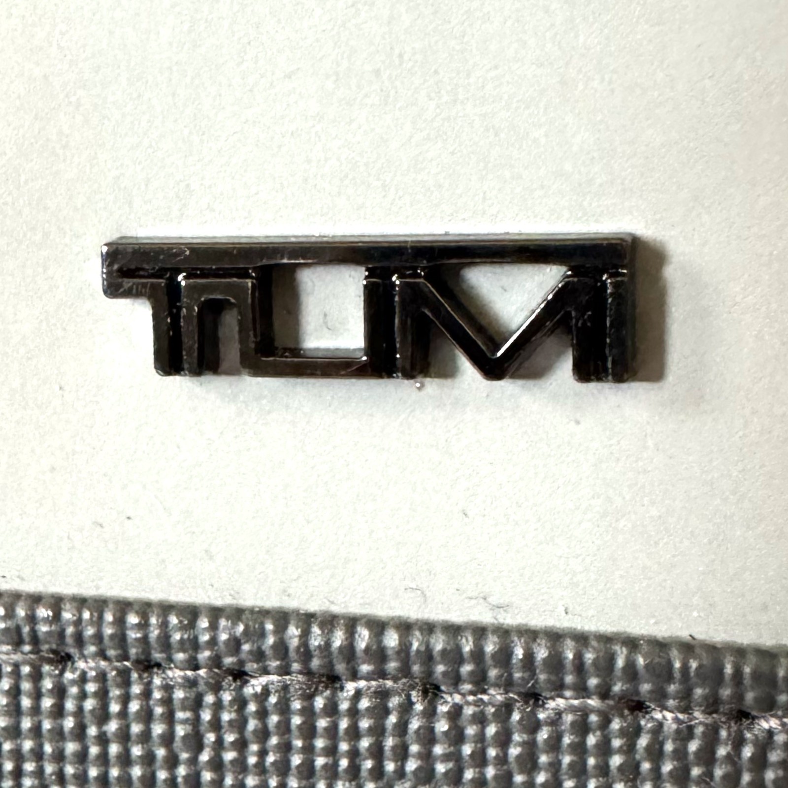 Tumi For Delta Travel Pouch Zip Case Gray Black Toiletry Tech Organizer