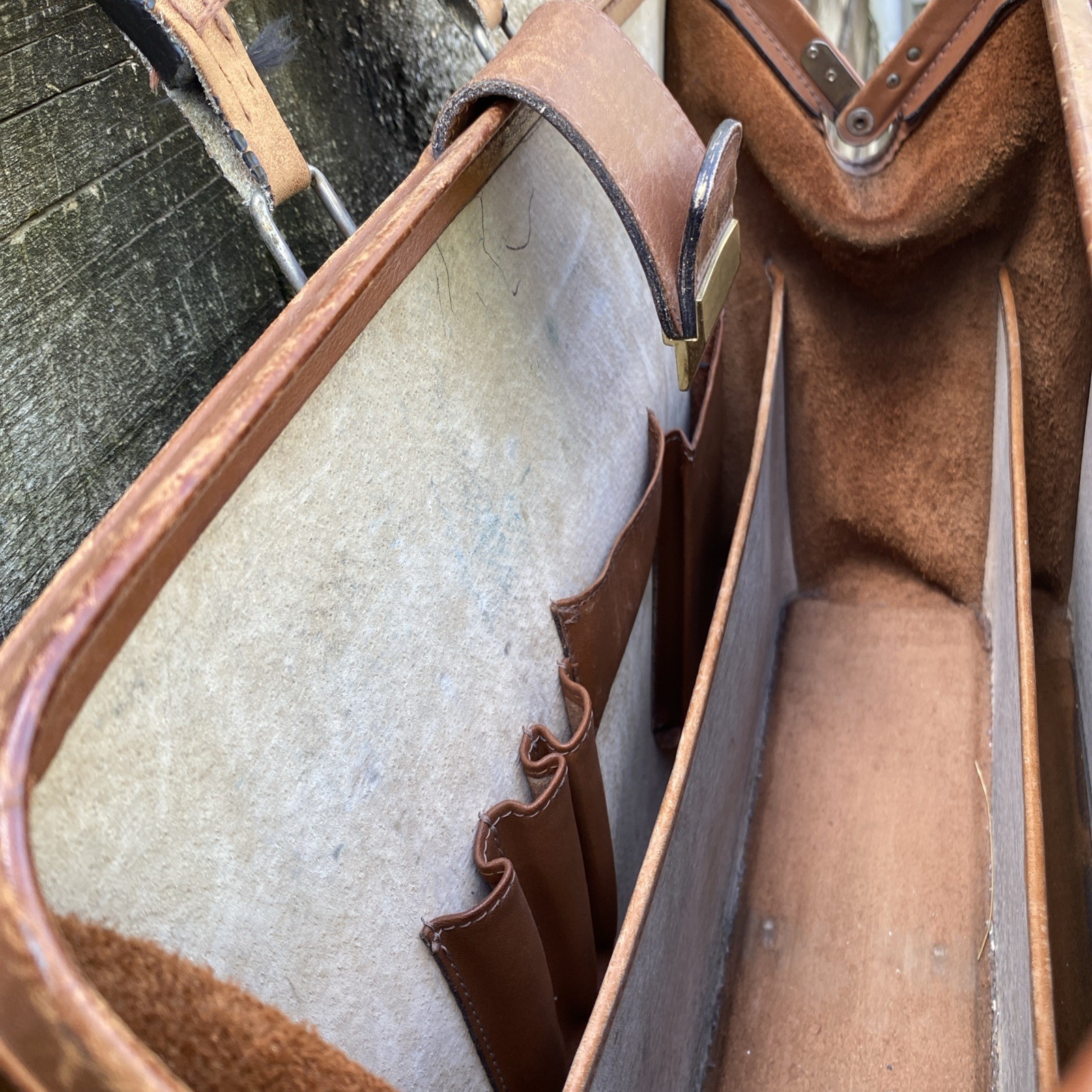 Vintage Coach All Leather Briefcase Style 5420 RARE