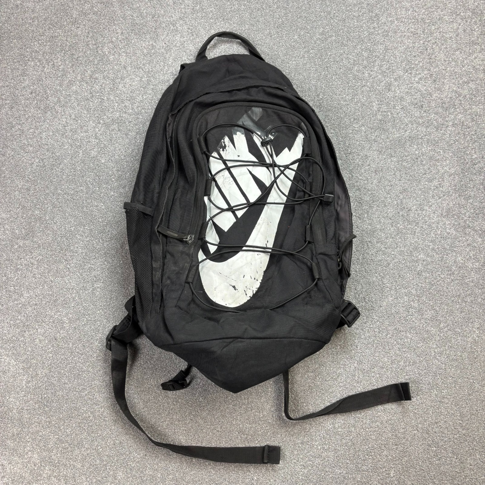 Nike Bag Adult Black Utility Swoosh Outdoors Sports Casual Y2K Logo Mens*