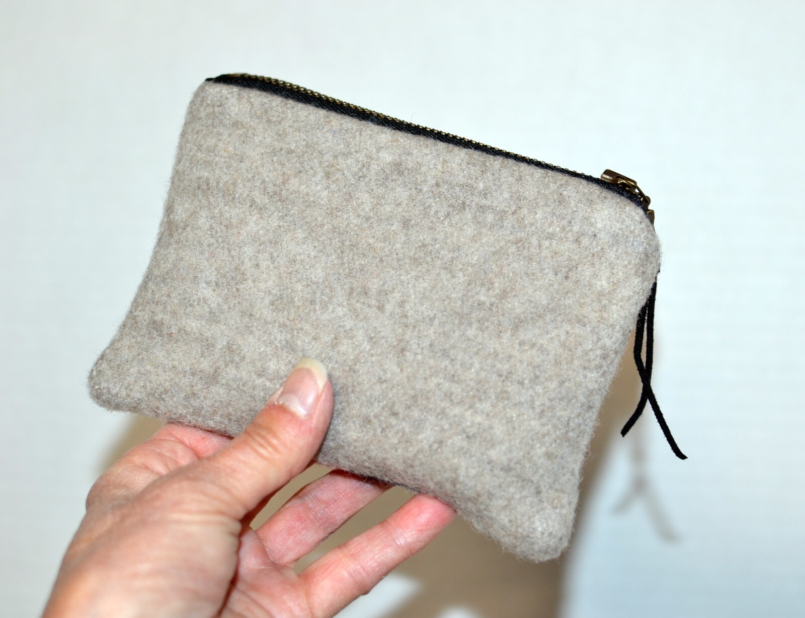Zipper Zip Wallet made of Yellowstone National Park Wool blanket GrabnGo Camping