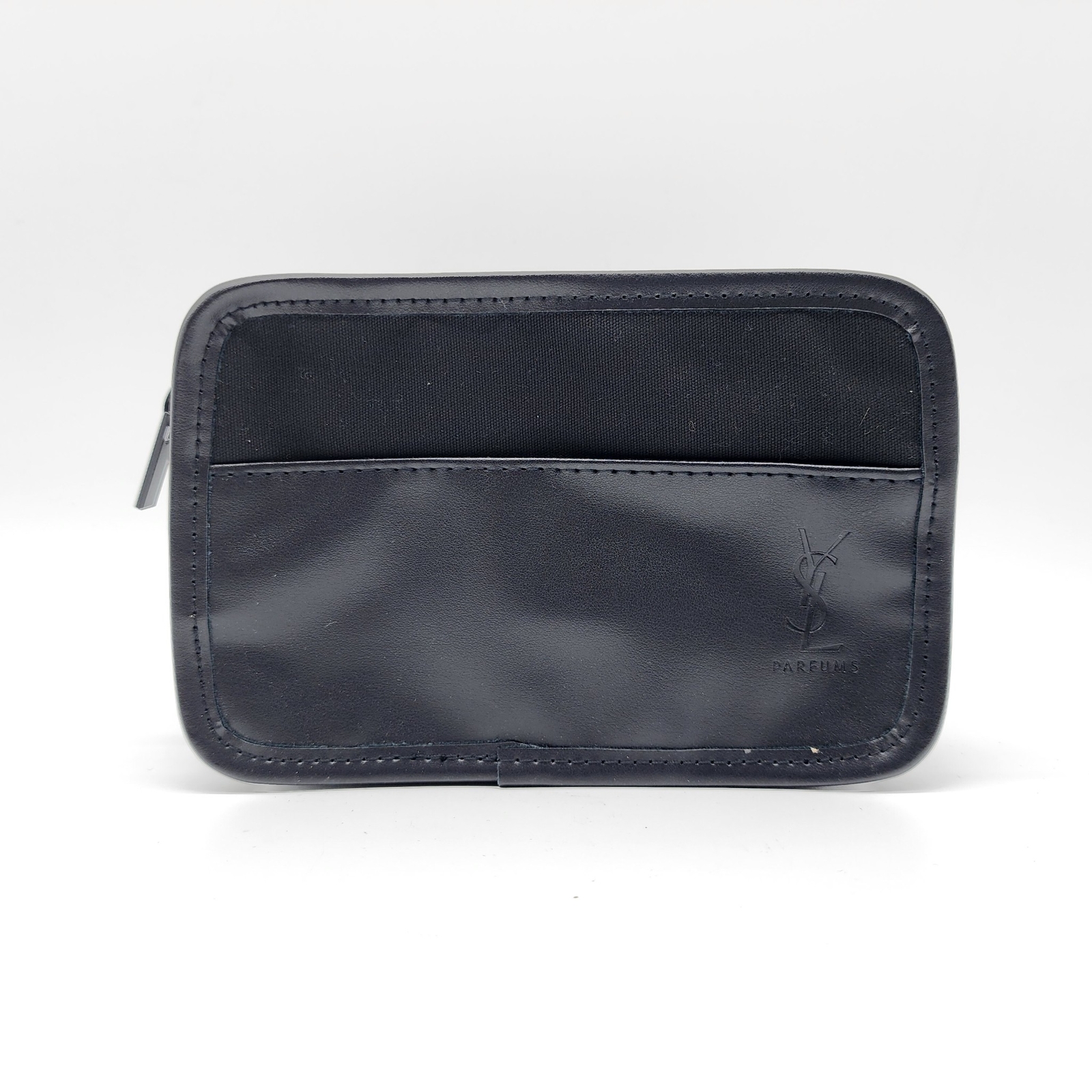 YSL Parfums Men’s Toiletry Cosmetic Pouch Bag | Black | NEW