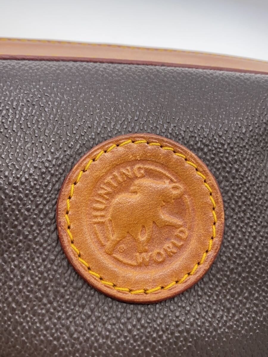 HUNTING WORLD Second Bag Leather BRW