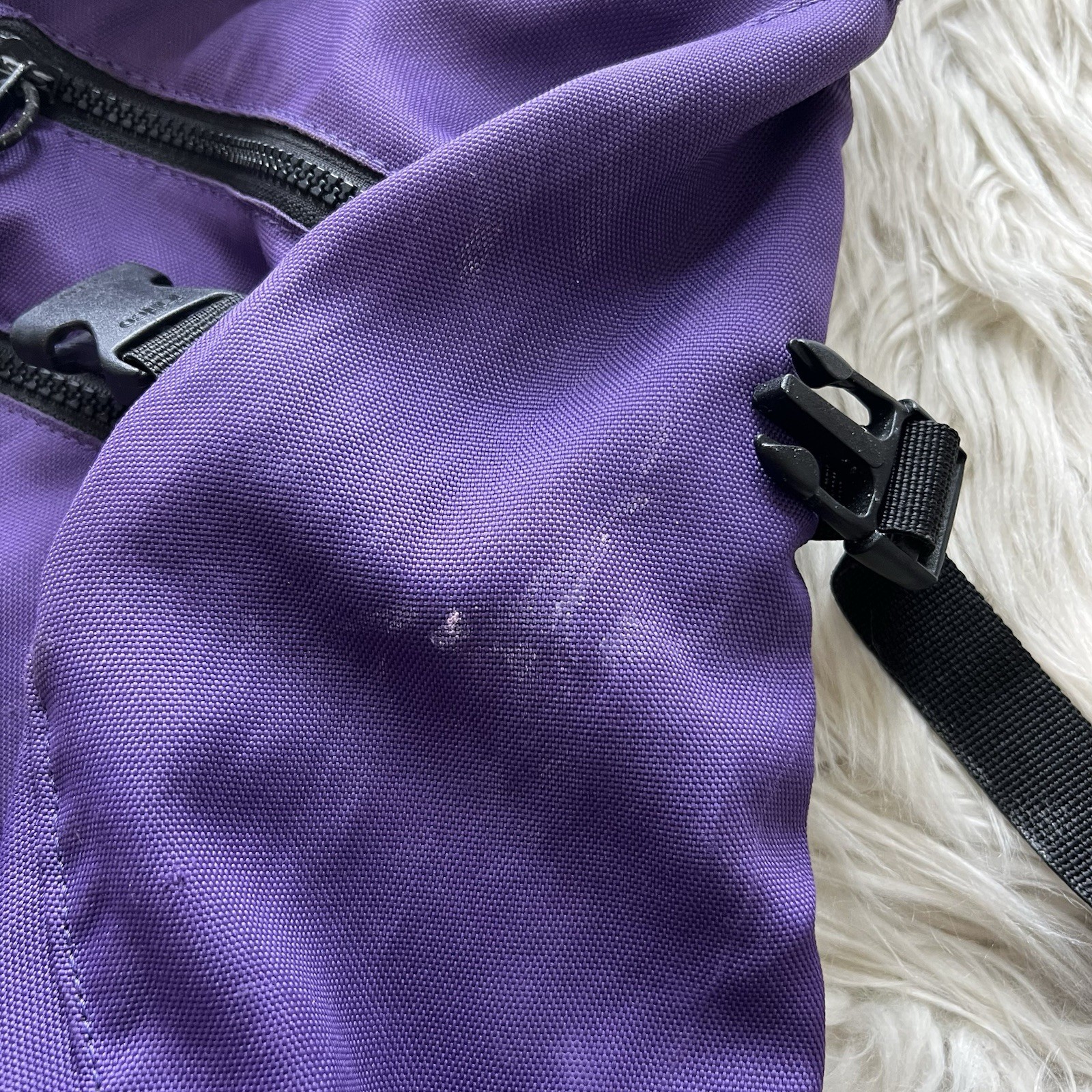 Vintage Y2K Gap Sling One Shoulder Purple Utility Cargo Backpack 2001