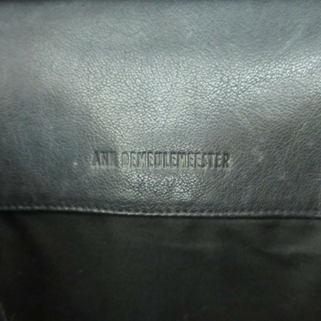 Used Ann Demeulemeester Leather Shoulder Bag Black H 26 x W 20 x D 4cm
