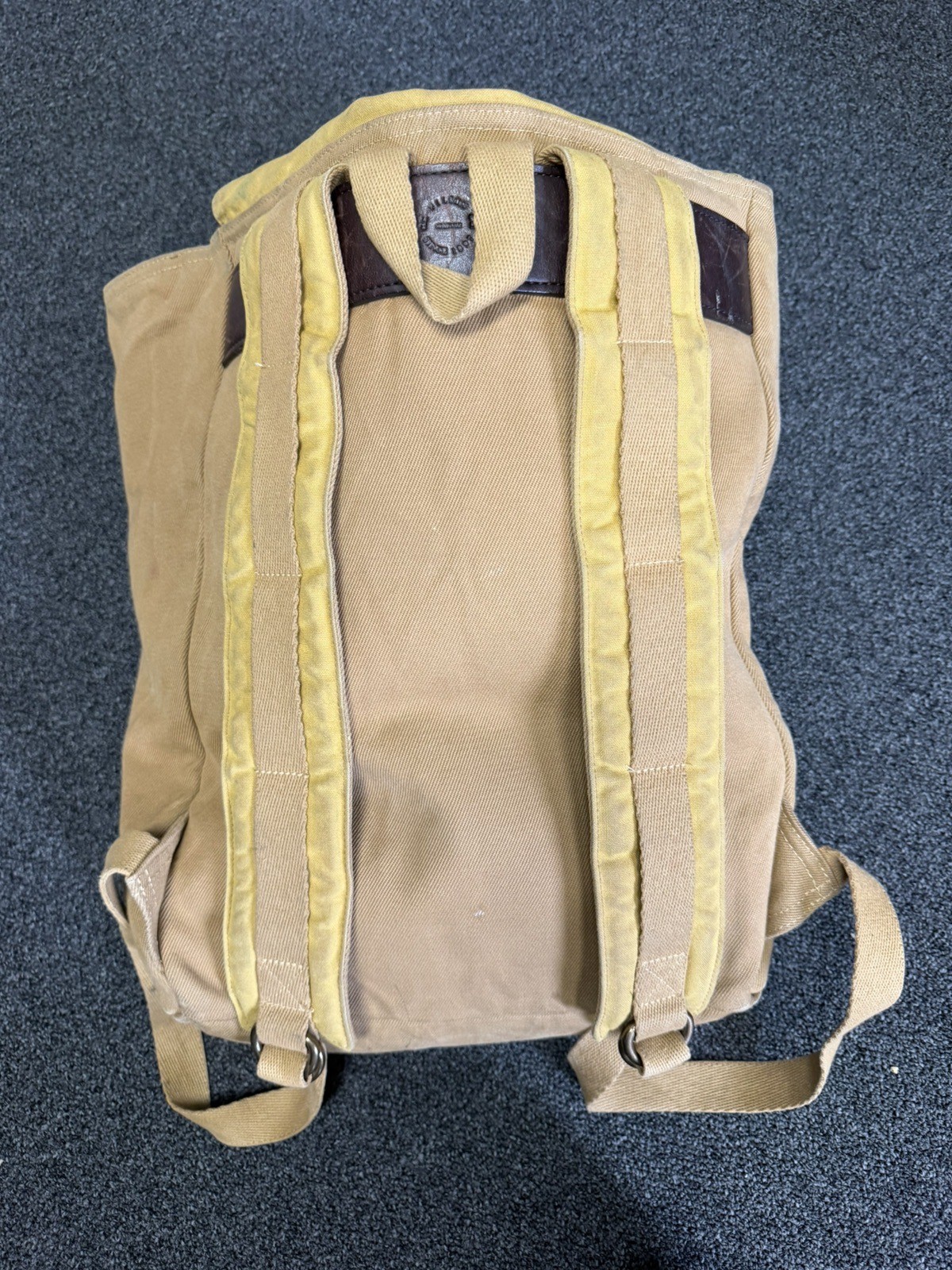 Filson Rugged Ranger Backpack Tan Vintage Made In USA