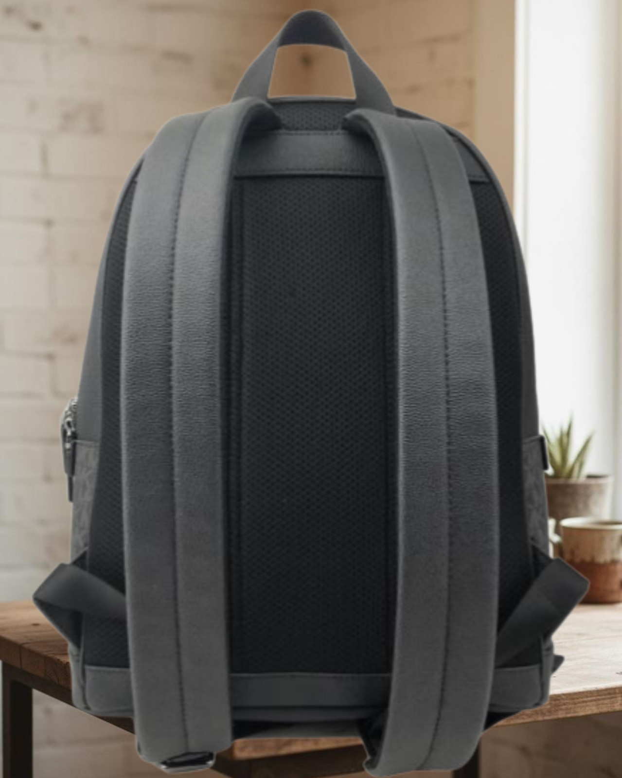 Michael Kors Cooper Medium Embellished Signature Logo Travel Backpack Black Men