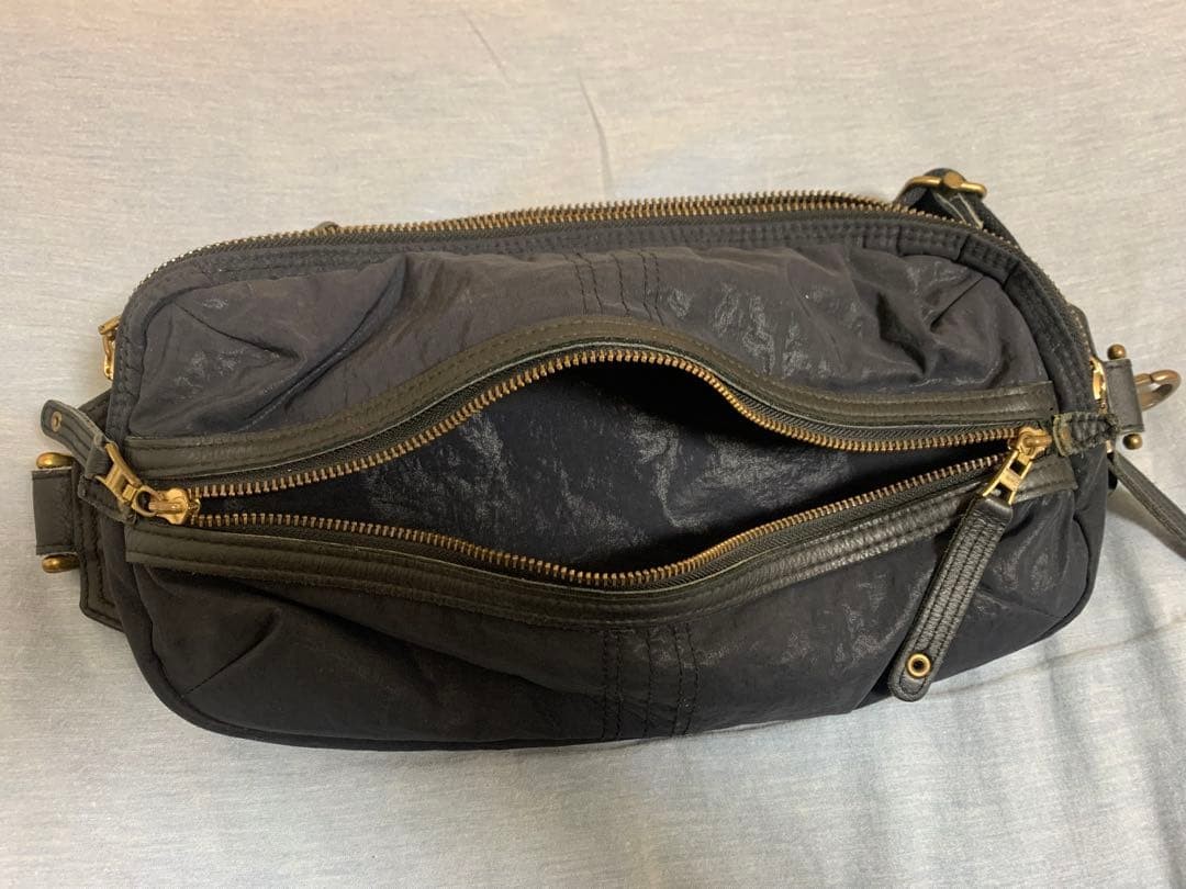 Masterpiece Black Shoulder Bag Body Pack 33cm x 15cm Adjustable Strap