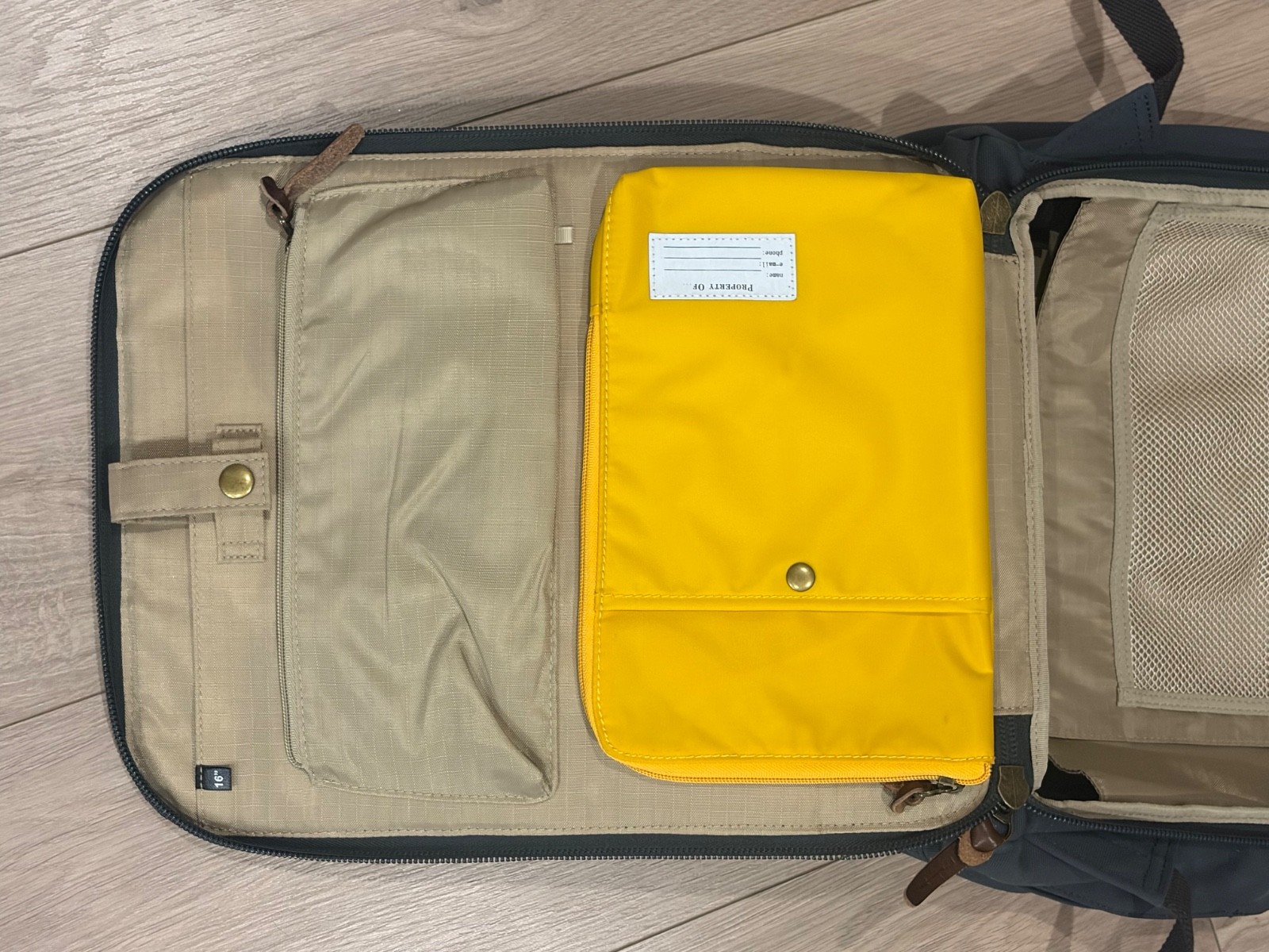 Alex Backpack 20L Stone blue color from Property Of