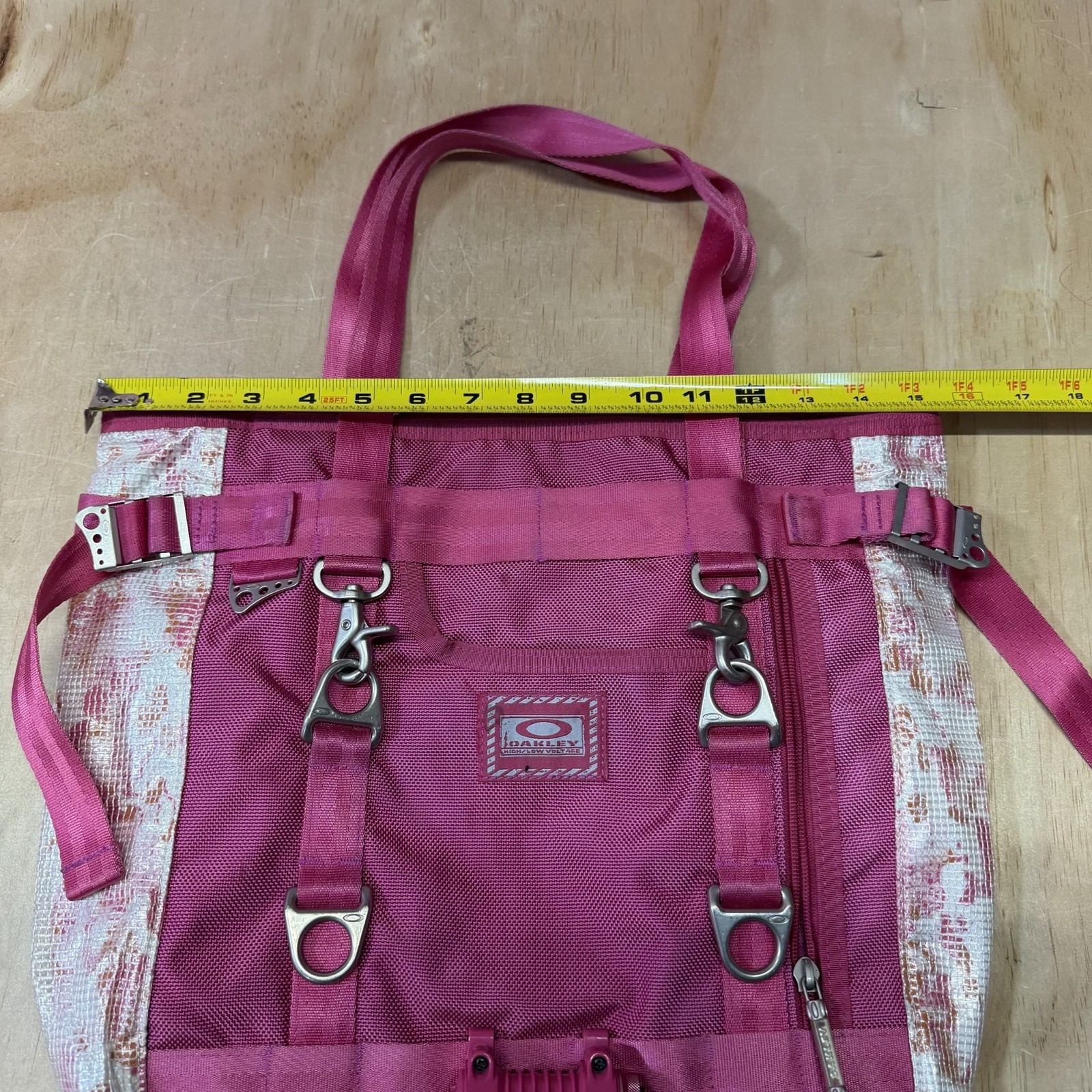 Vintage Pink Oakley High Low Voltage Y2K Commuter Bag Working Tested