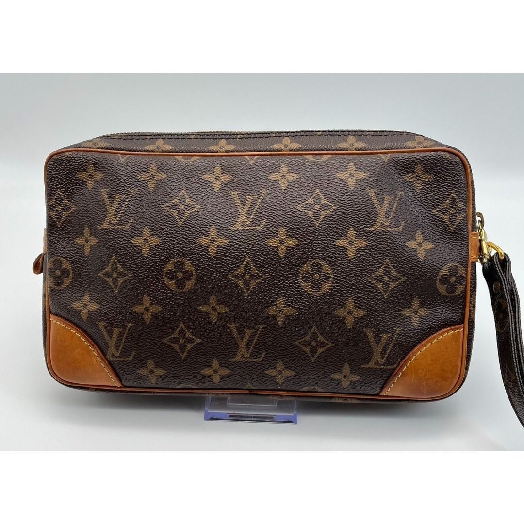 Louis Vuitton Marly Dragonne GM Authentic Monogram Clutch Bag Second 26x15x4cm
