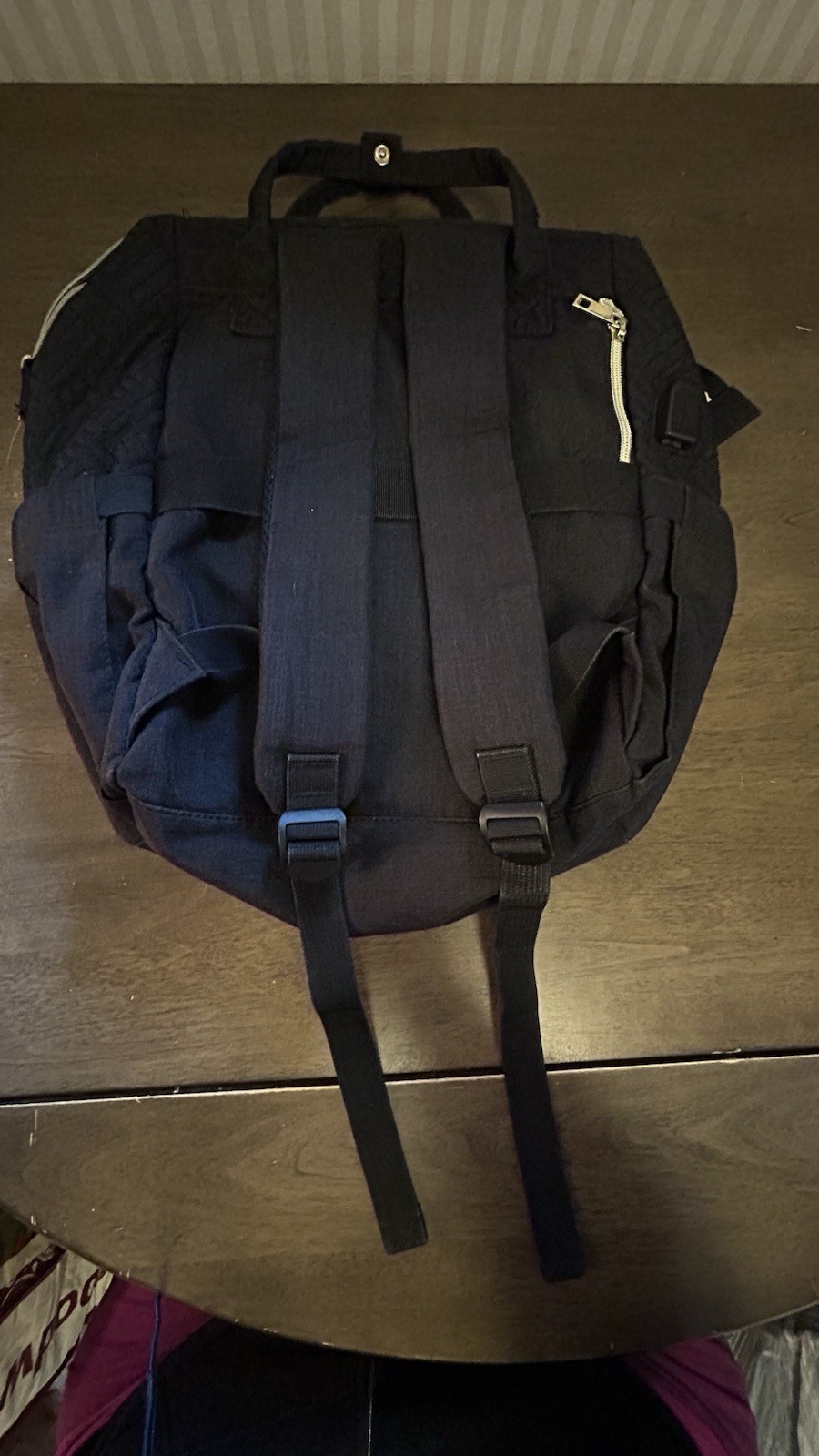 Lovevook Black W/ Gold Hardware Quilted Backpack, Laptop, Travel, School 18×17”
