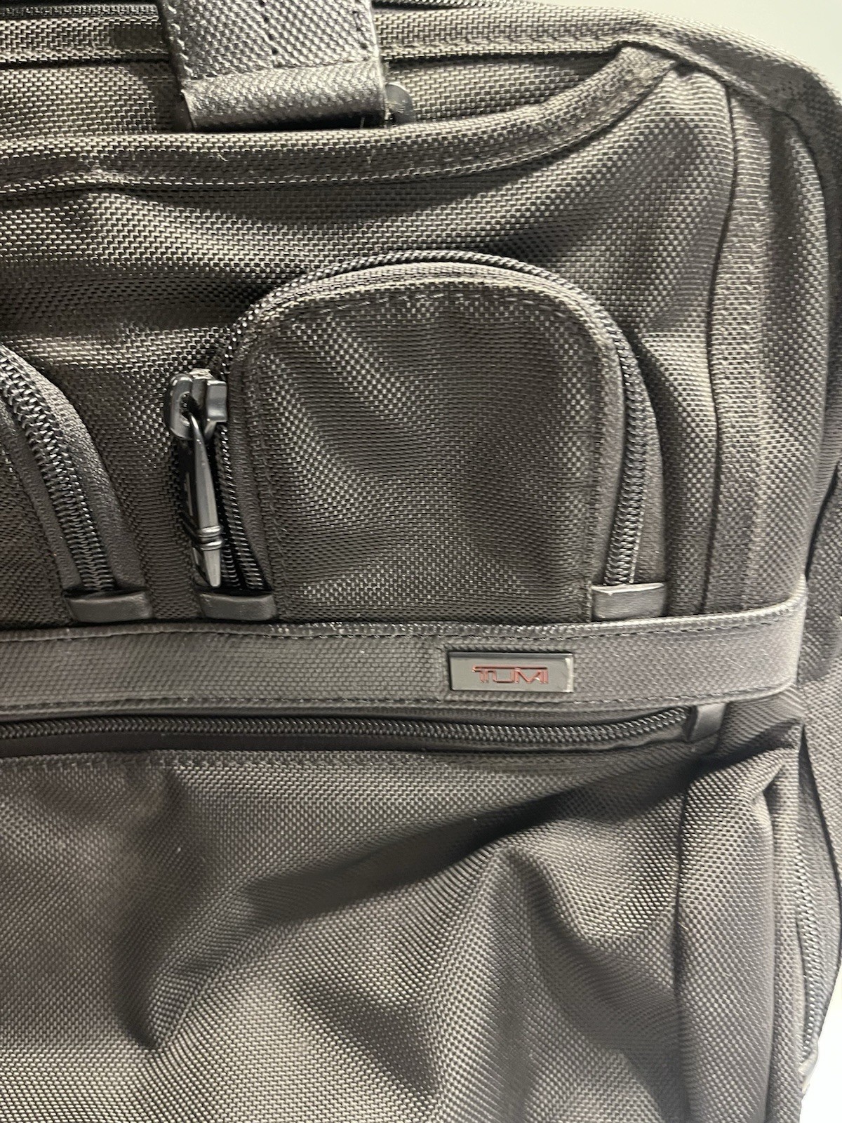 Tumi Alpha 2 Expandable Organizer Brief T-Pass Black FXT Ballistic Nylon 26145D2