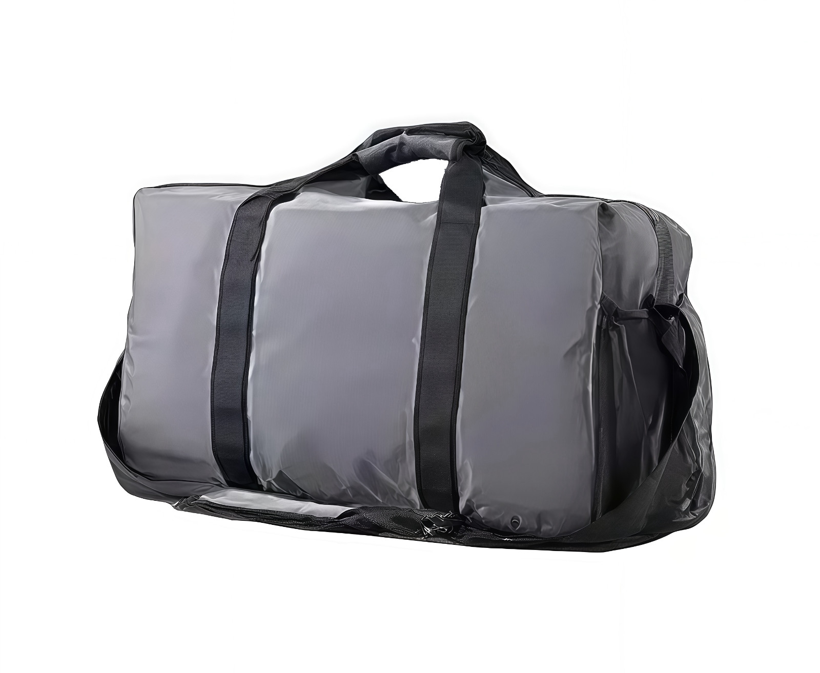 Large Sport Gym Bag: Duffel Bag, Gym bag for men or women gym/yoga/travel (Gray)