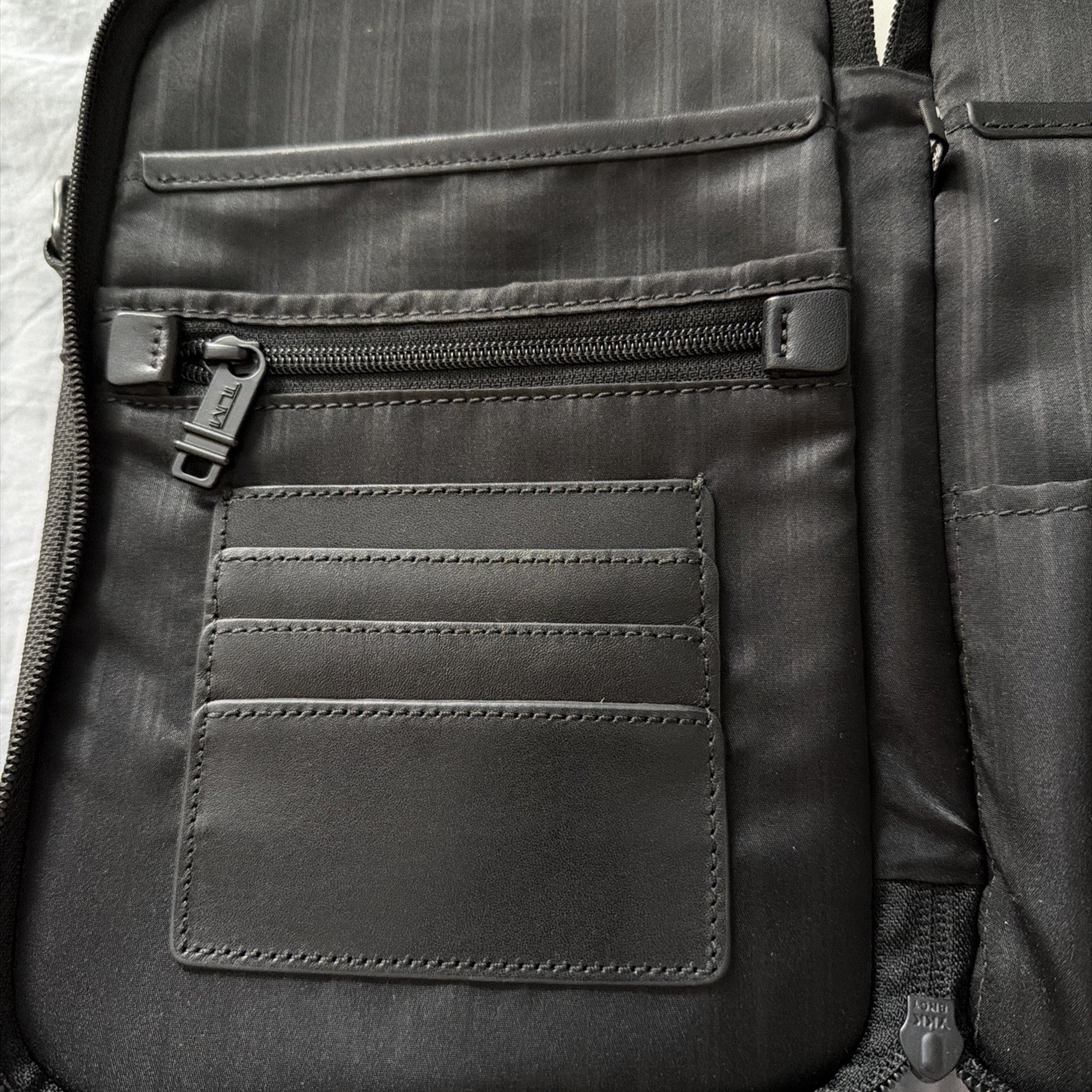 TUMI Alpha 3 Organizer Travel Tote, Black Ballistic Nylon