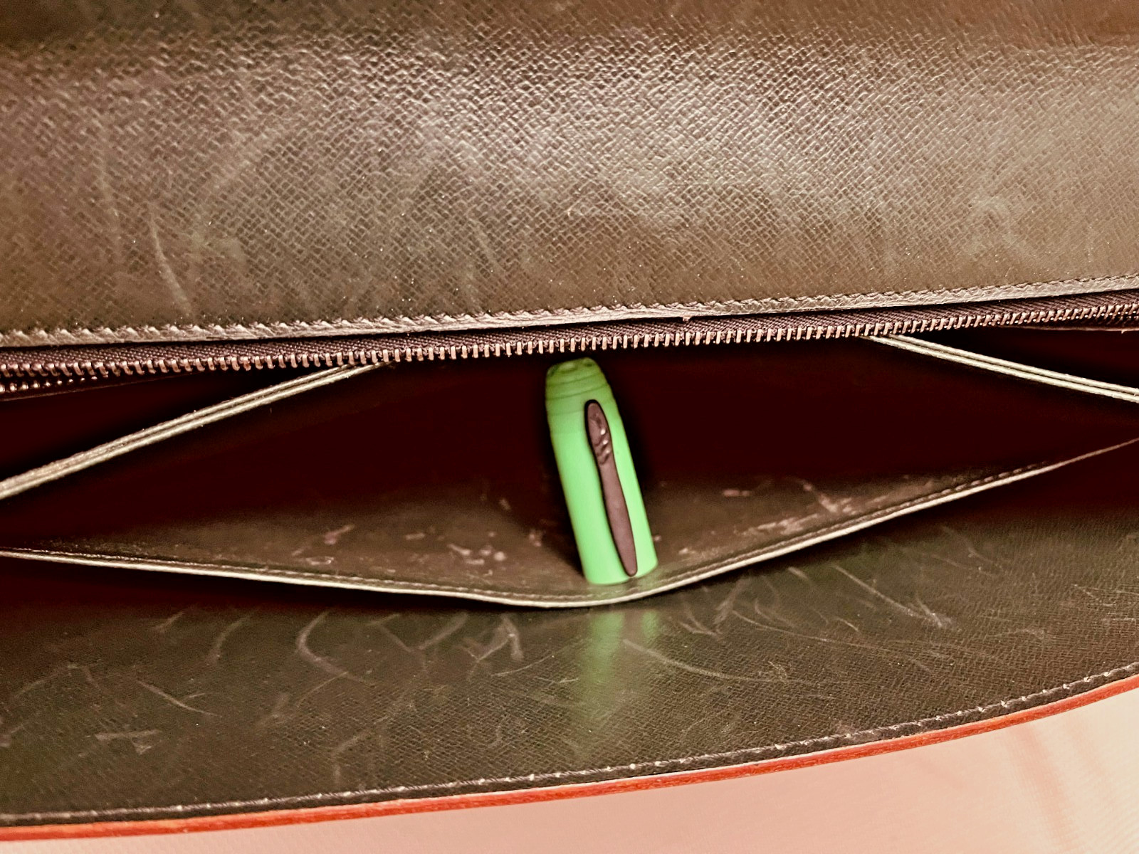 LOUIS VUITTON “SELBIT” NOMADE Leather Briefcase / Satchel / Portfolio – France