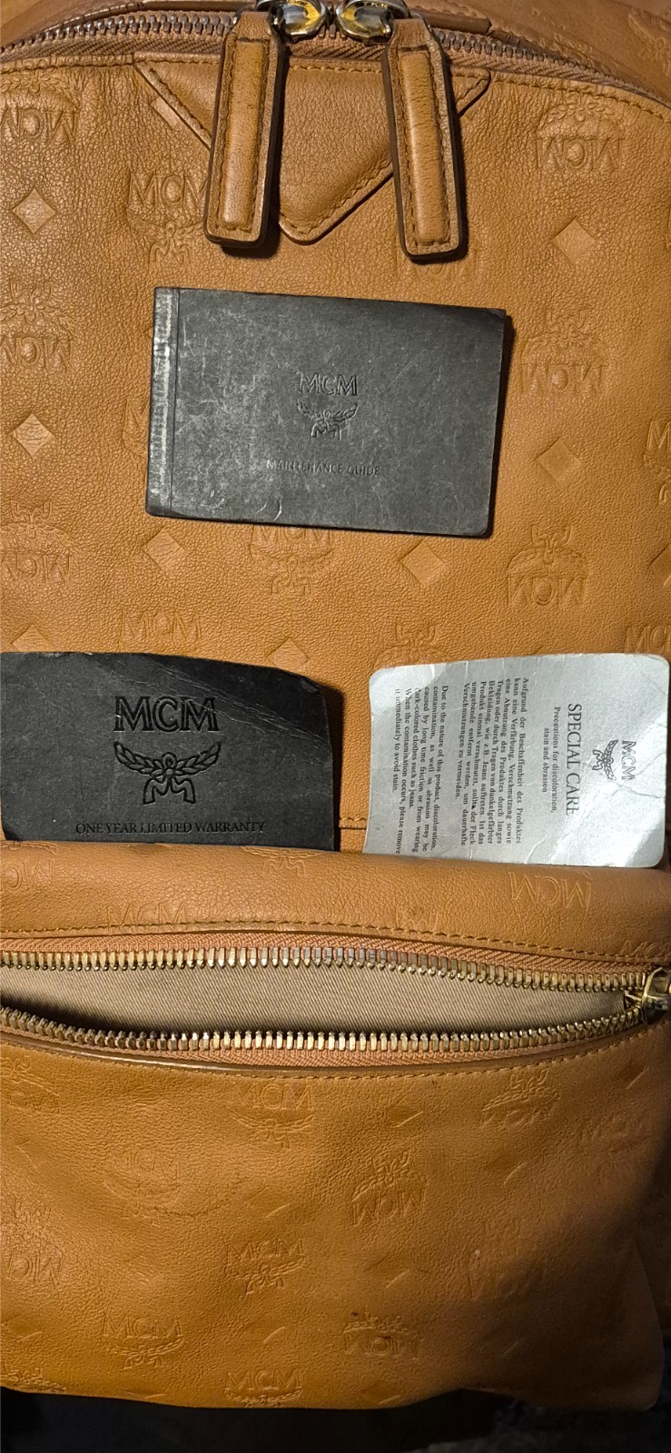MCM ….. neo duke logo monogram ….backpack