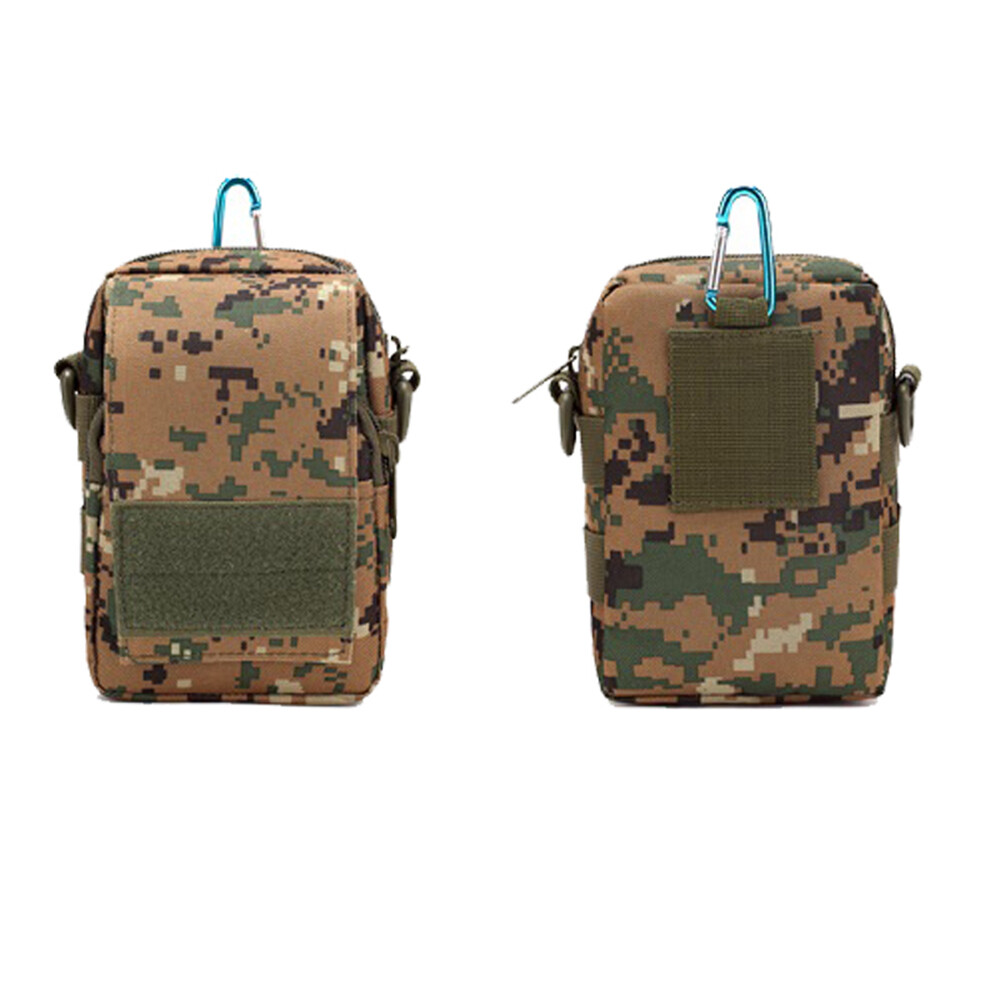Men’s Tactical Backpack Utility Belt Pouch with Shoulder Strap for Outdoor Sport